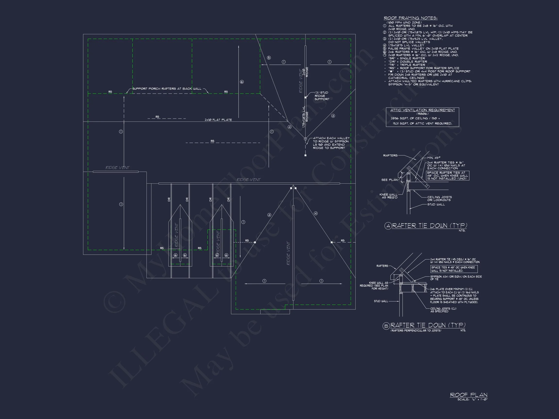 8-1579 HOUSE PLAN - Spacious 56' Wide House Plan with Bonus Room | CAD Designs 12 Spacious 56' Wide house Plan with Bonus Room