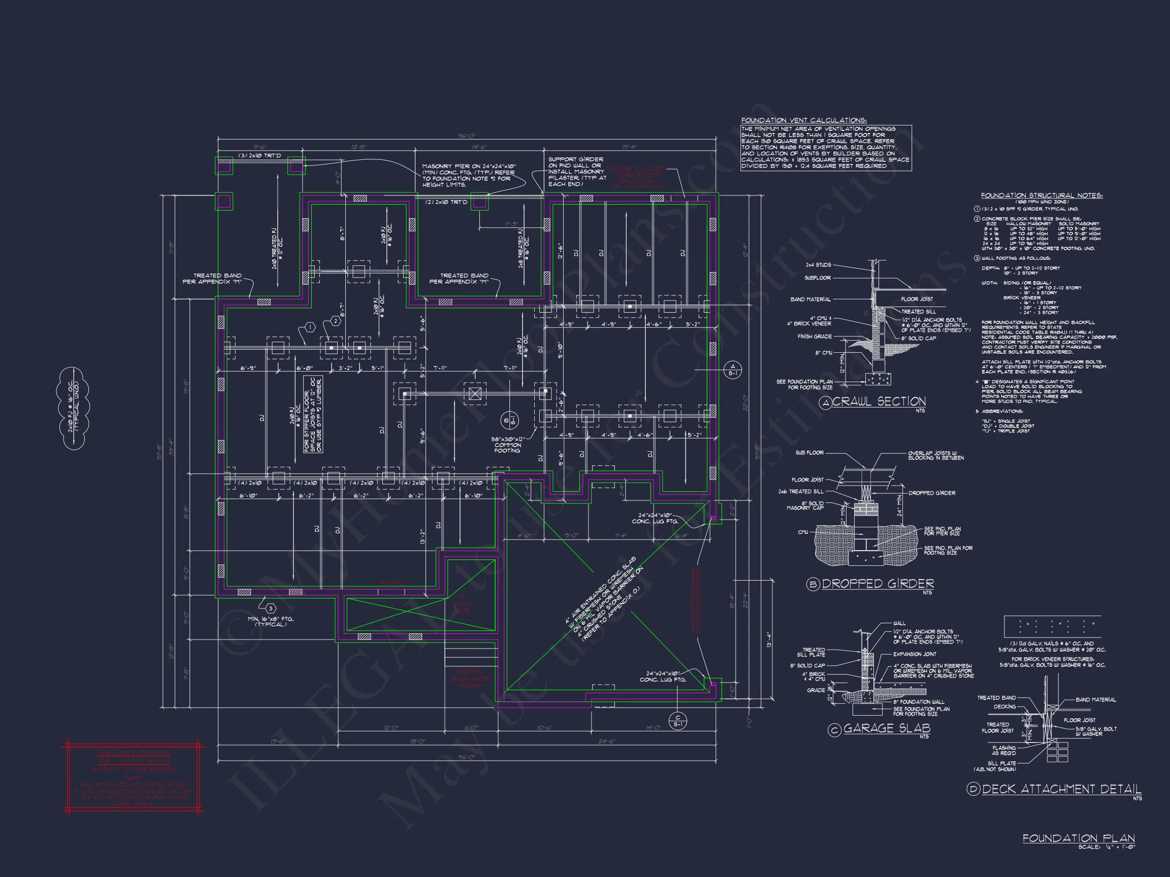 8-1579 HOUSE PLAN - Spacious 56' Wide House Plan with Bonus Room | CAD Designs 9 CAD Designs