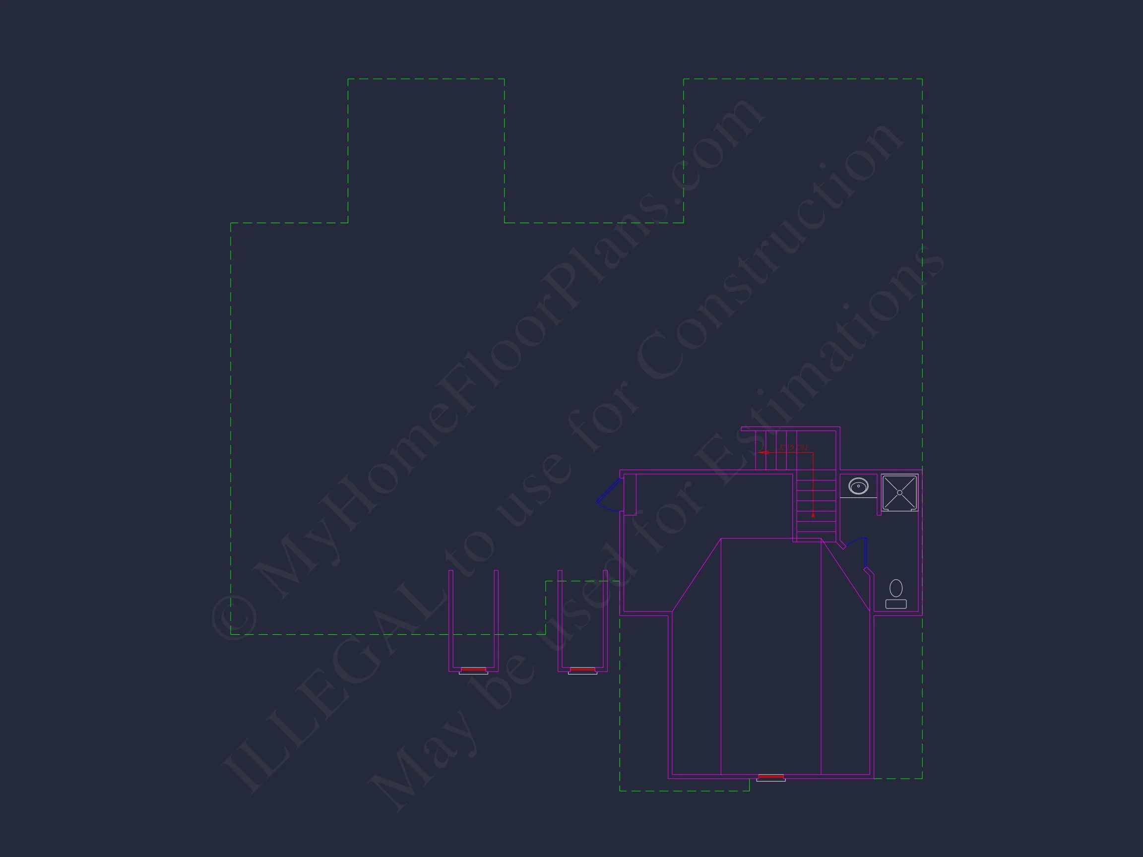 8-1579 HOUSE PLAN - Spacious 56' Wide House Plan with Bonus Room | CAD Designs 7 CAD Designs
