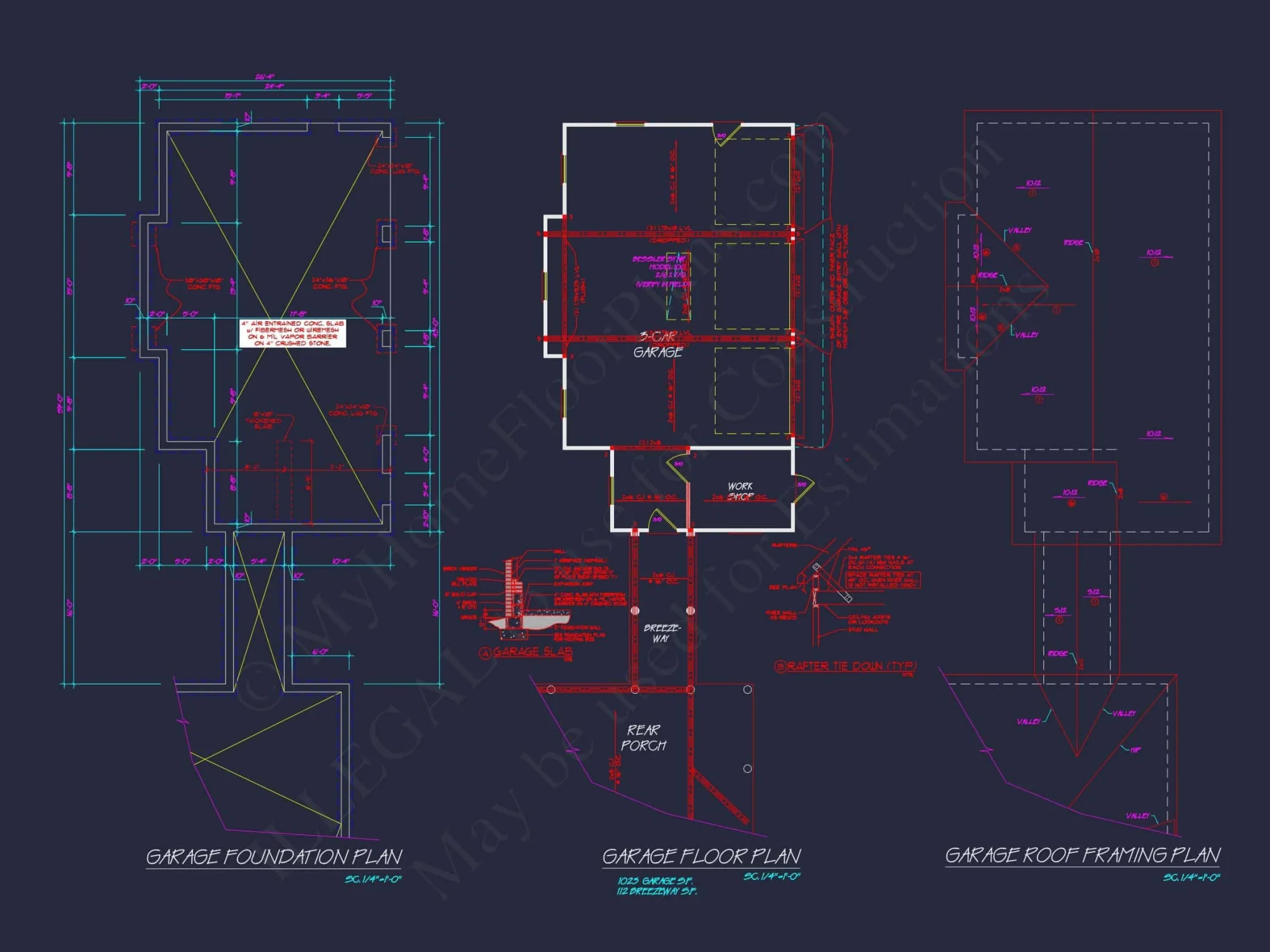 Spacious 3-Story house Plan with CAD Designs and Brick Exterior