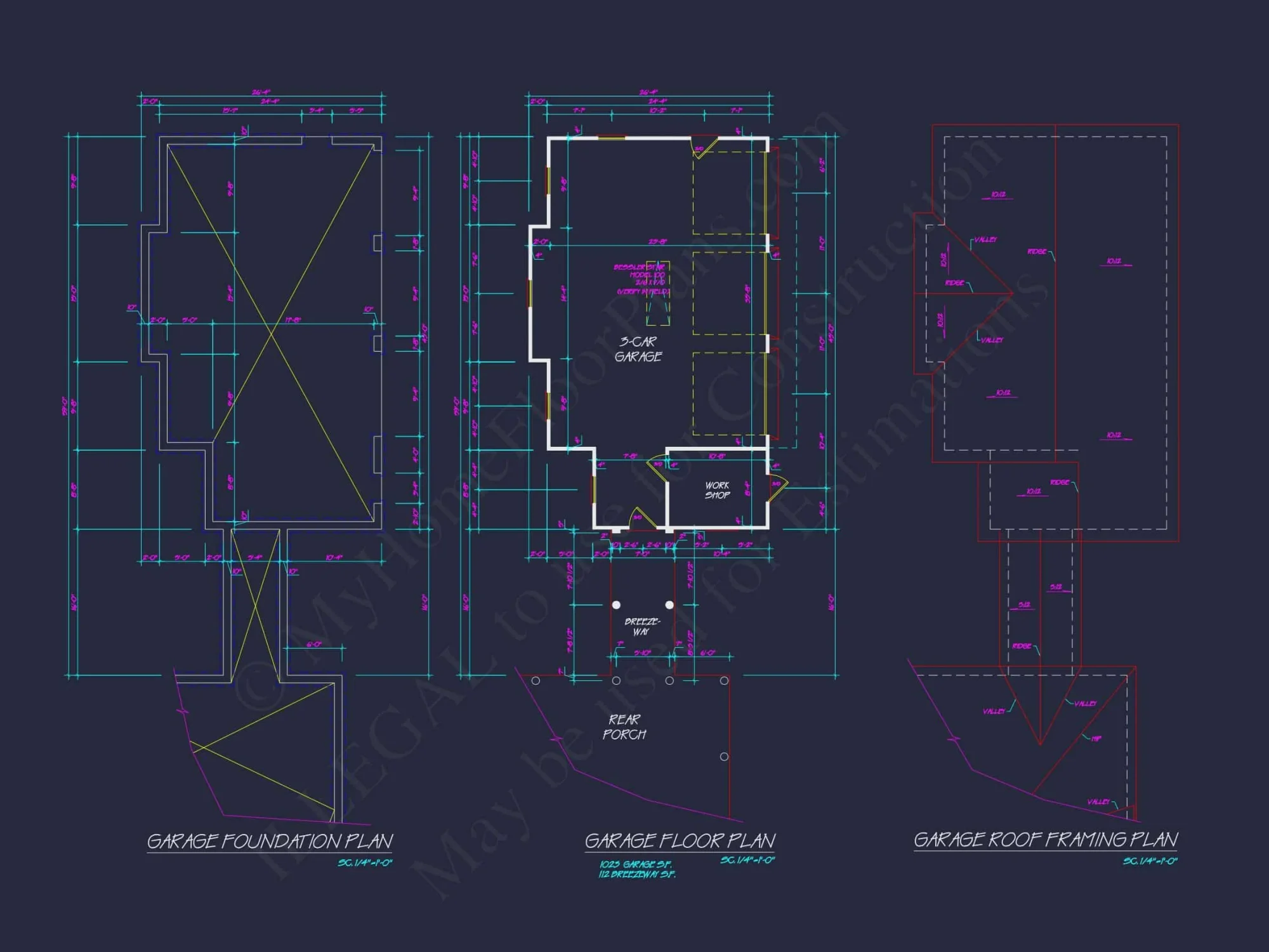 Spacious 3-Story house Plan with CAD Designs and Brick Exterior