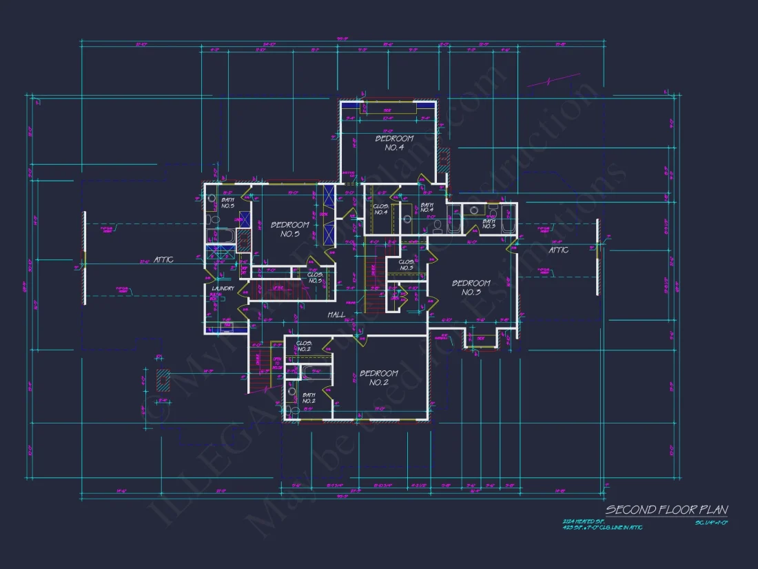 Spacious 3-Story house Plan with CAD Designs and Brick Exterior