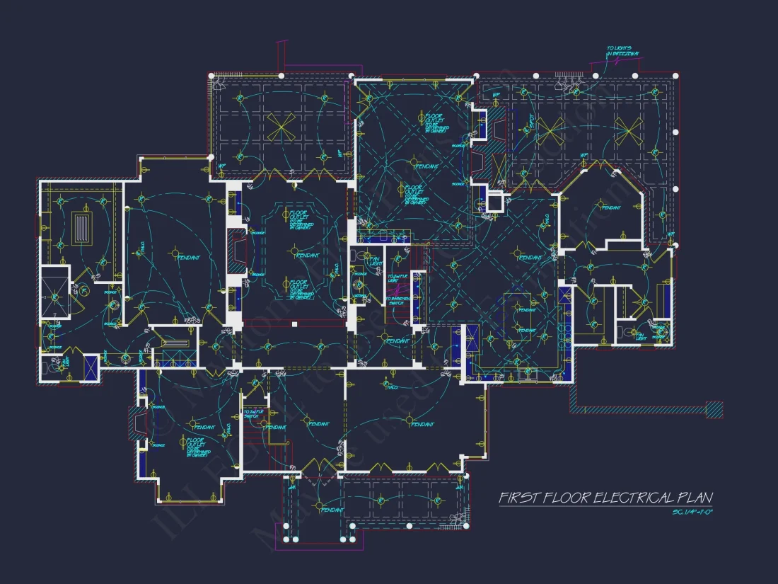 Spacious 3-Story house Plan with CAD Designs and Brick Exterior