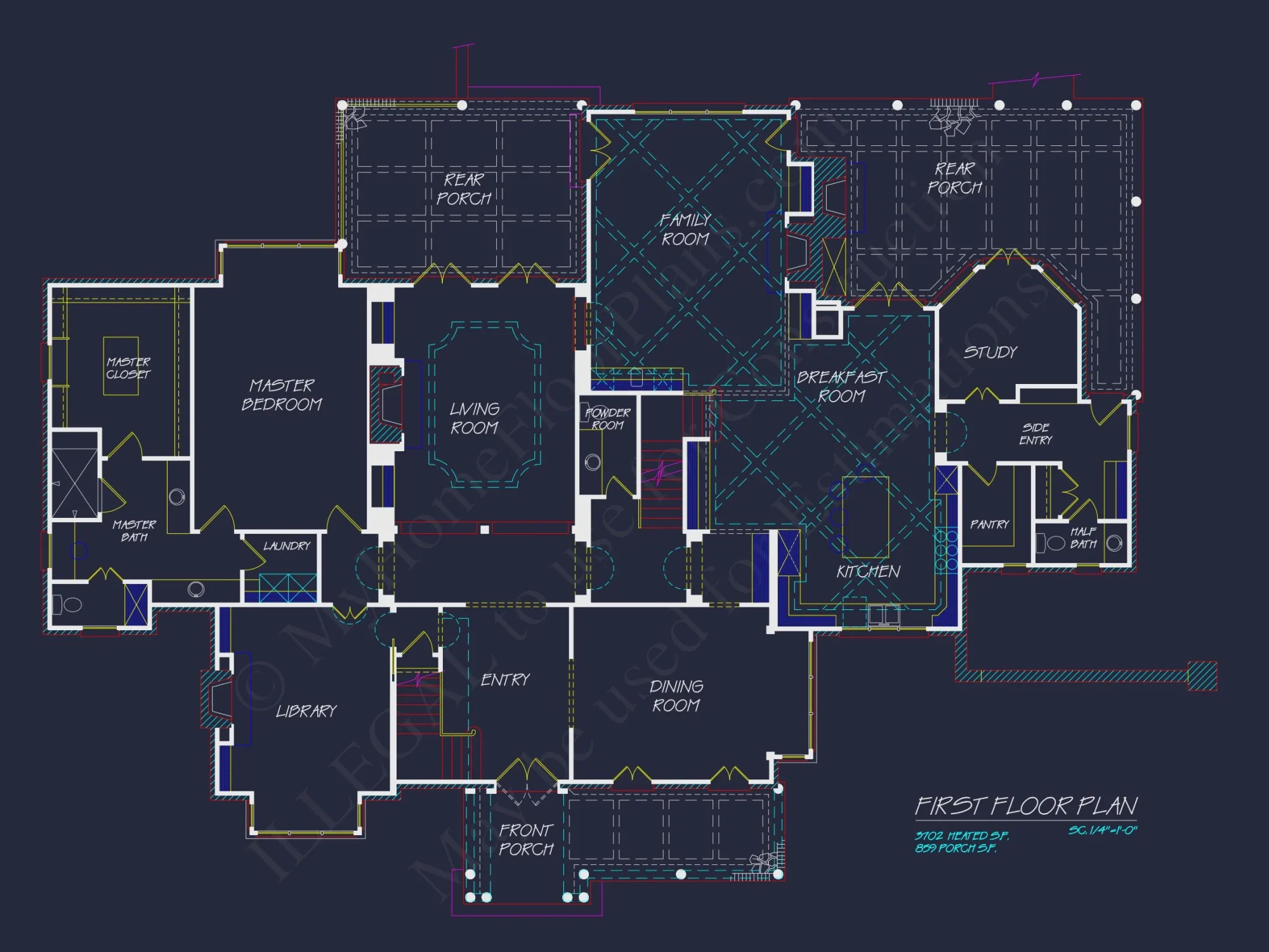 Spacious 3-Story house Plan with CAD Designs and Brick Exterior