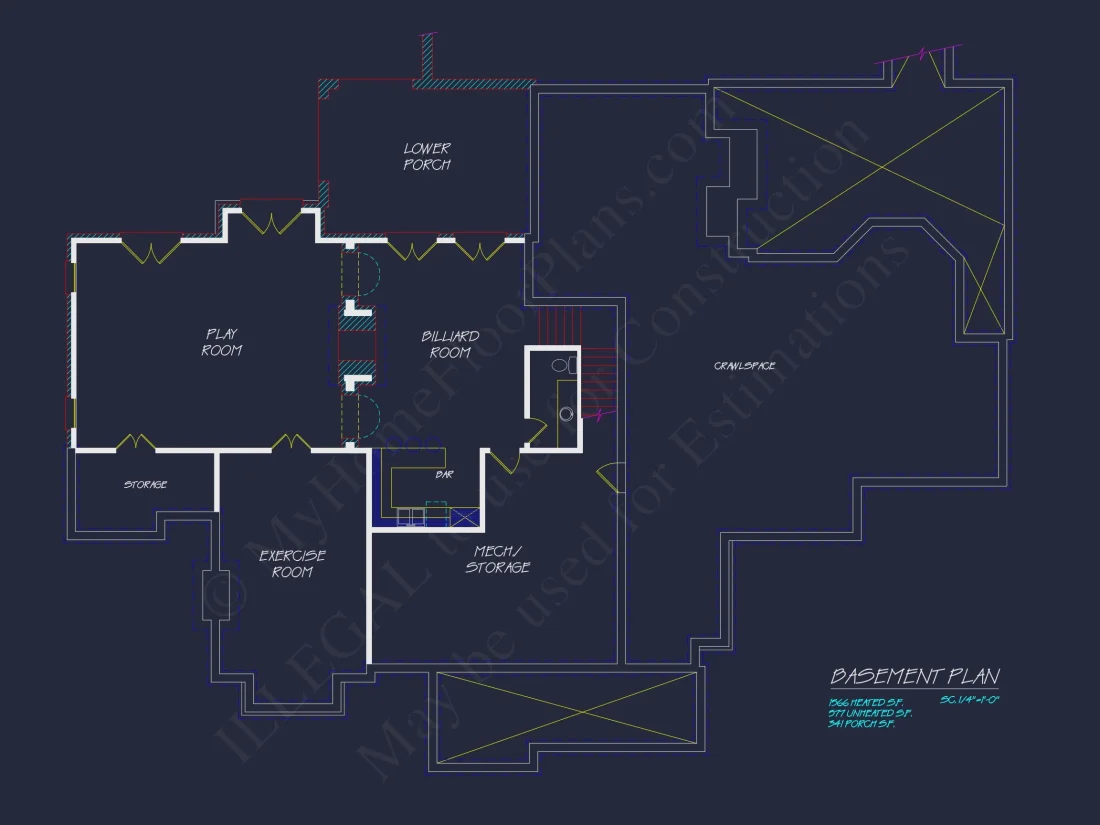 Spacious 3-Story house Plan with CAD Designs and Brick Exterior