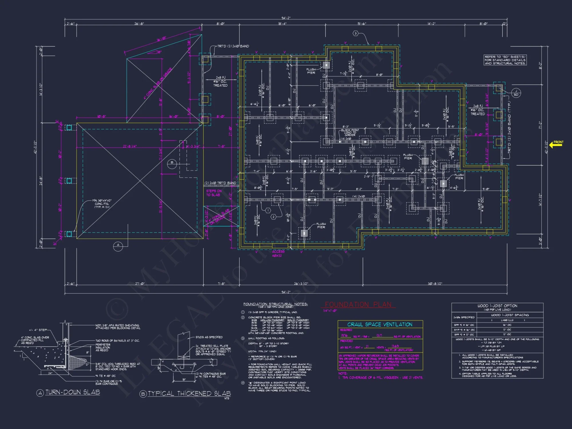 Modern Craftsman house Plan with 2 Floors and 4 Bedrooms