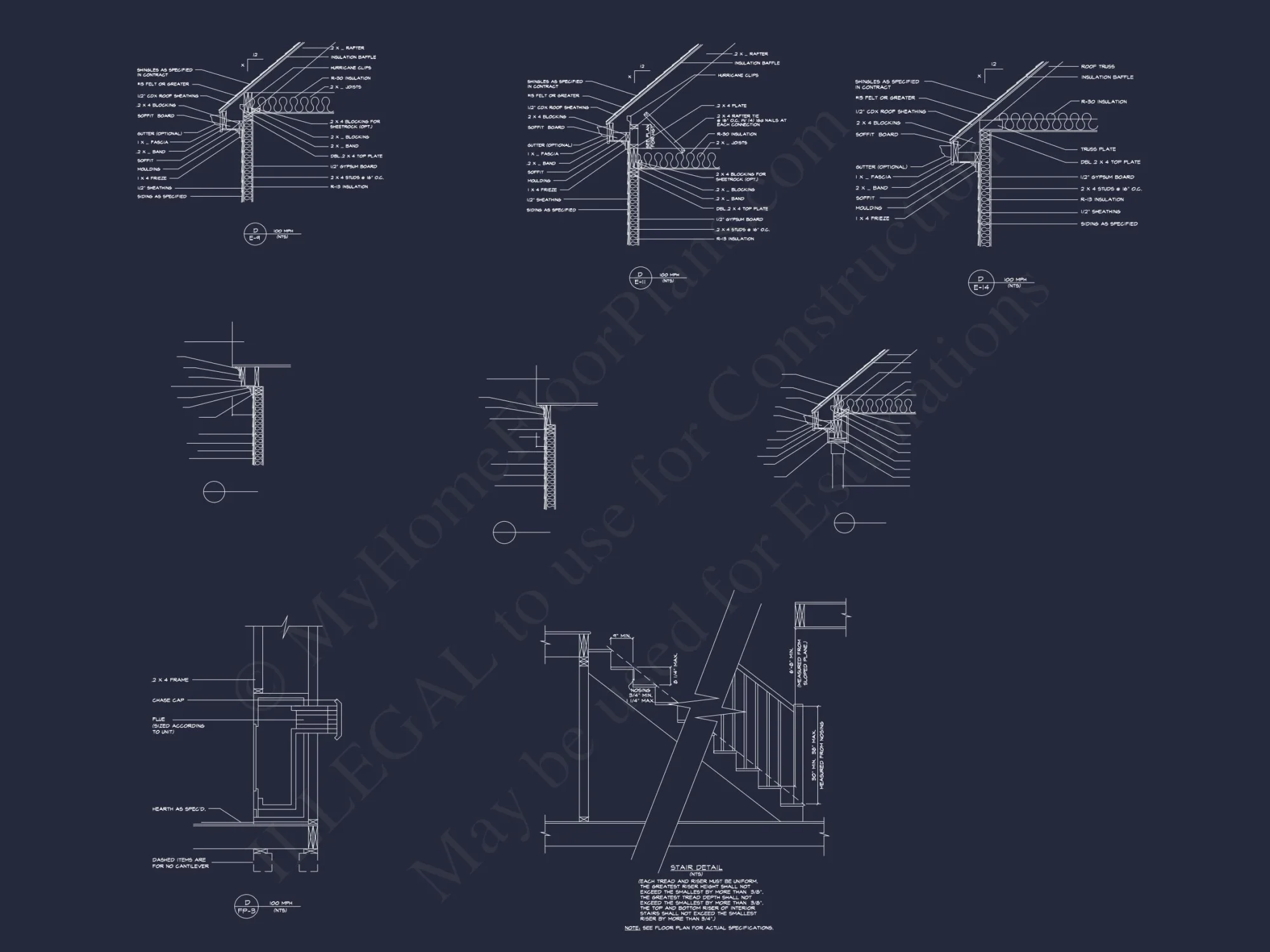 Beautiful Two-Story house Plan with CAD Designs and Floor Plans