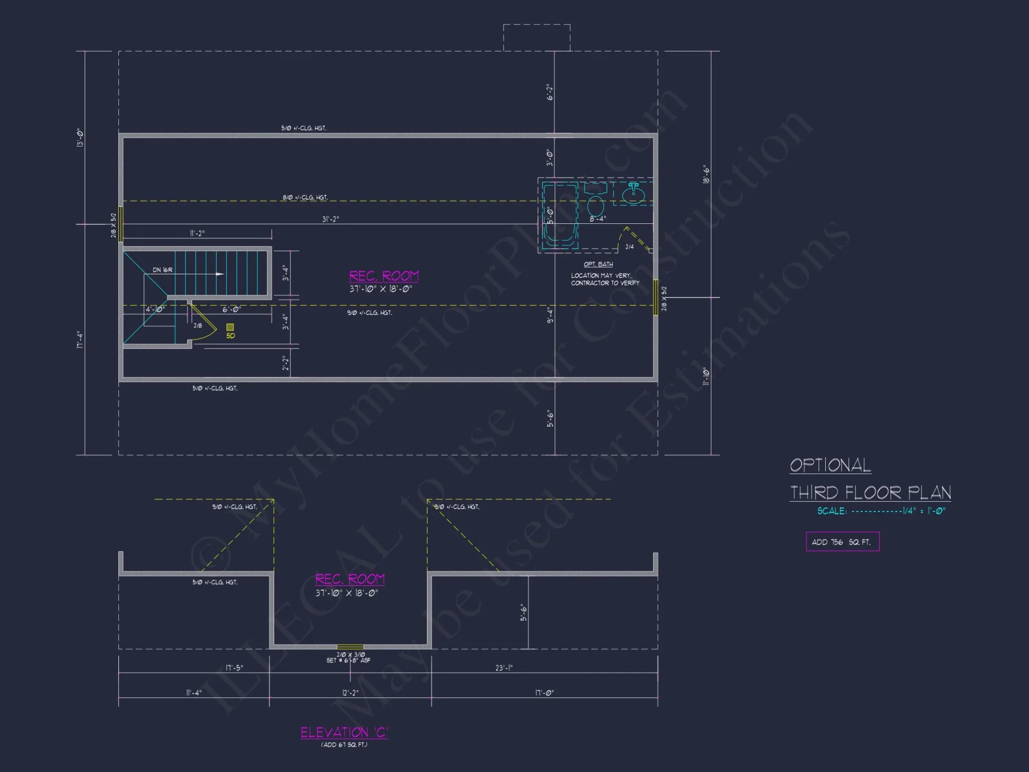 Beautiful Two-Story house Plan with CAD Designs and Floor Plans