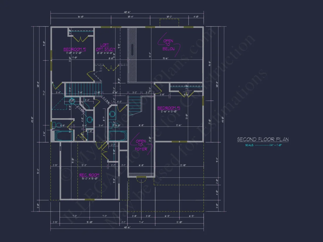 Beautiful Two-Story house Plan with CAD Designs and Floor Plans