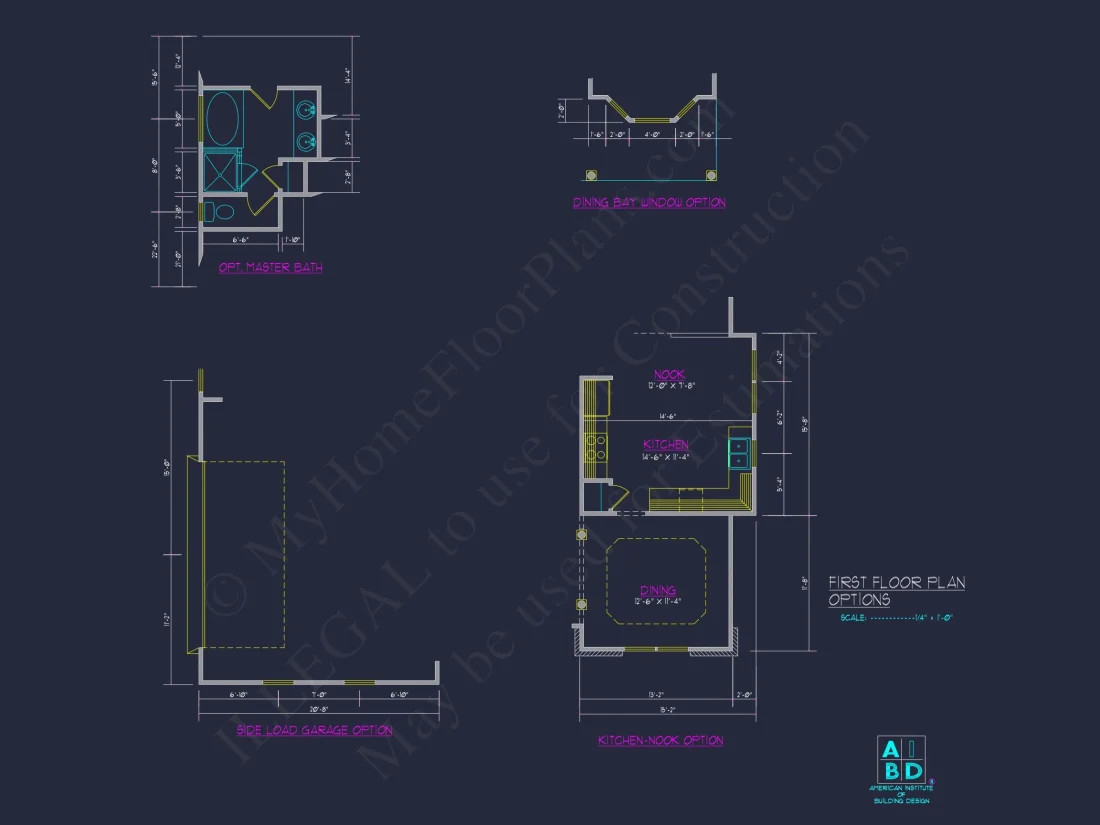 Beautiful Two-Story house Plan with CAD Designs and Floor Plans