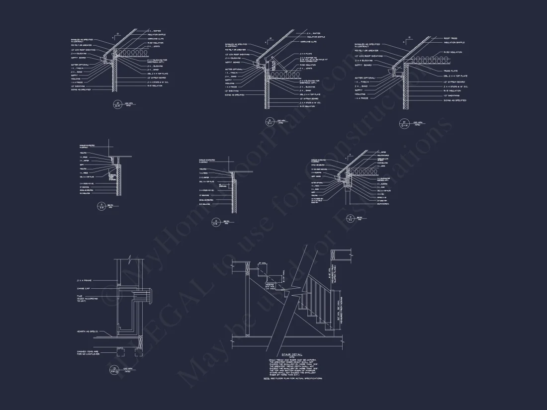 Beautiful Two-Story house Plan with CAD Designs and Floor Plans