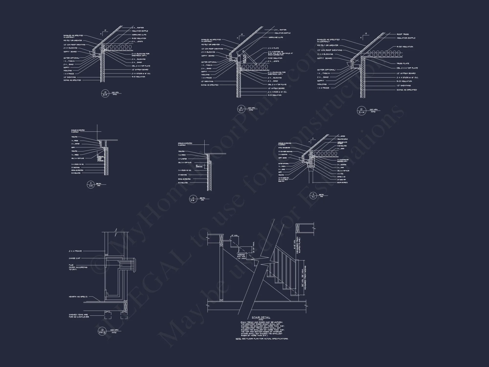 Beautiful Two-Story house Plan with CAD Designs and Floor Plans