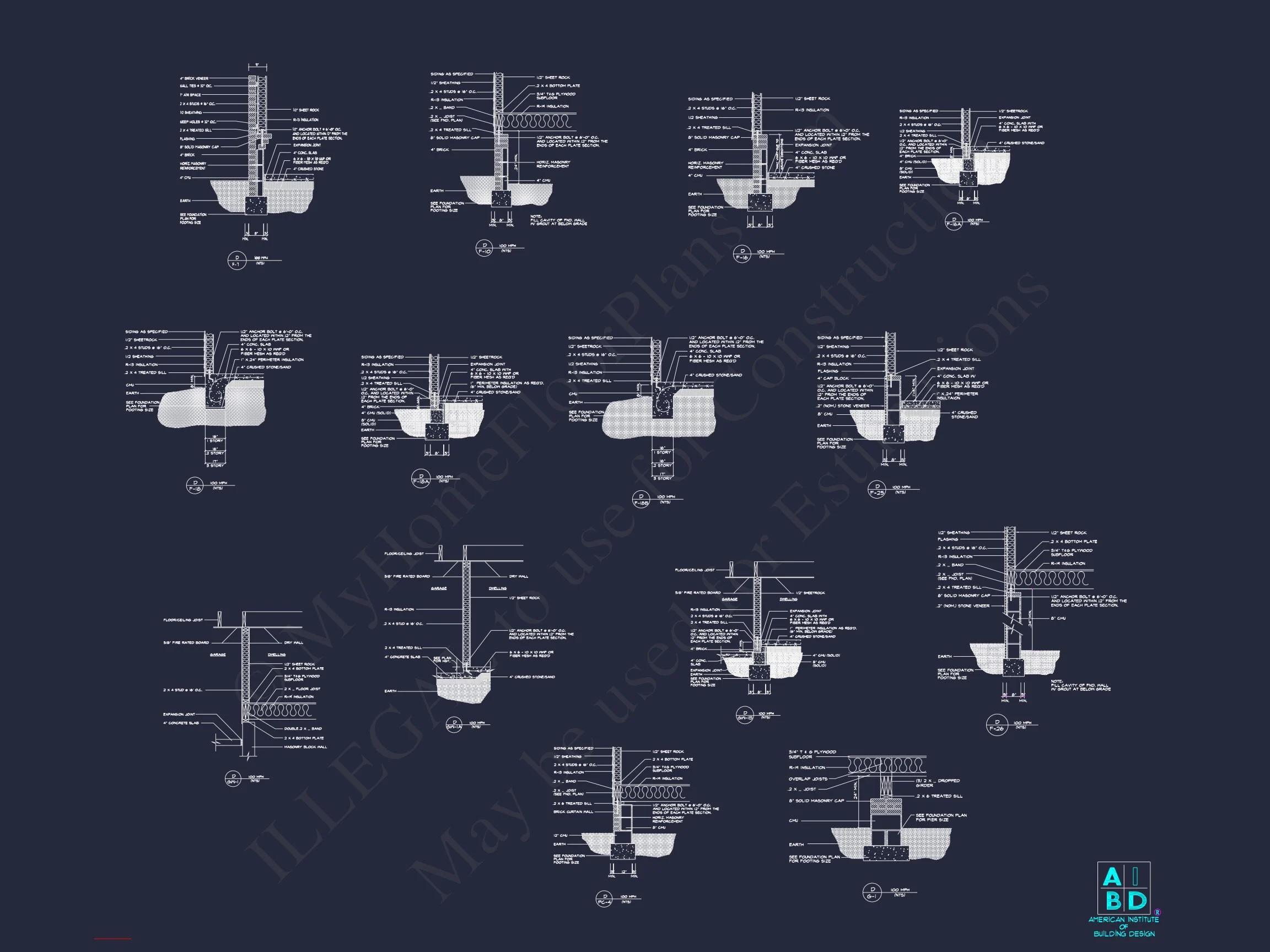 8-1538 HOUSE PLAN - Beautiful Two-Story House Plan with CAD Designs and Floor Plans 6 Beautiful Two-Story house Plan with CAD Designs and Floor Plans