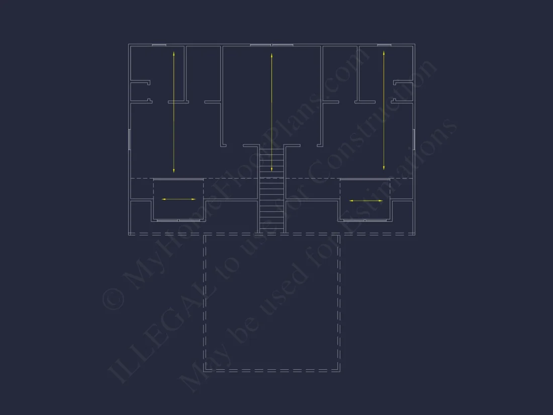 Spacious 2-Story Cabin house Plan with CAD Blueprint Designs