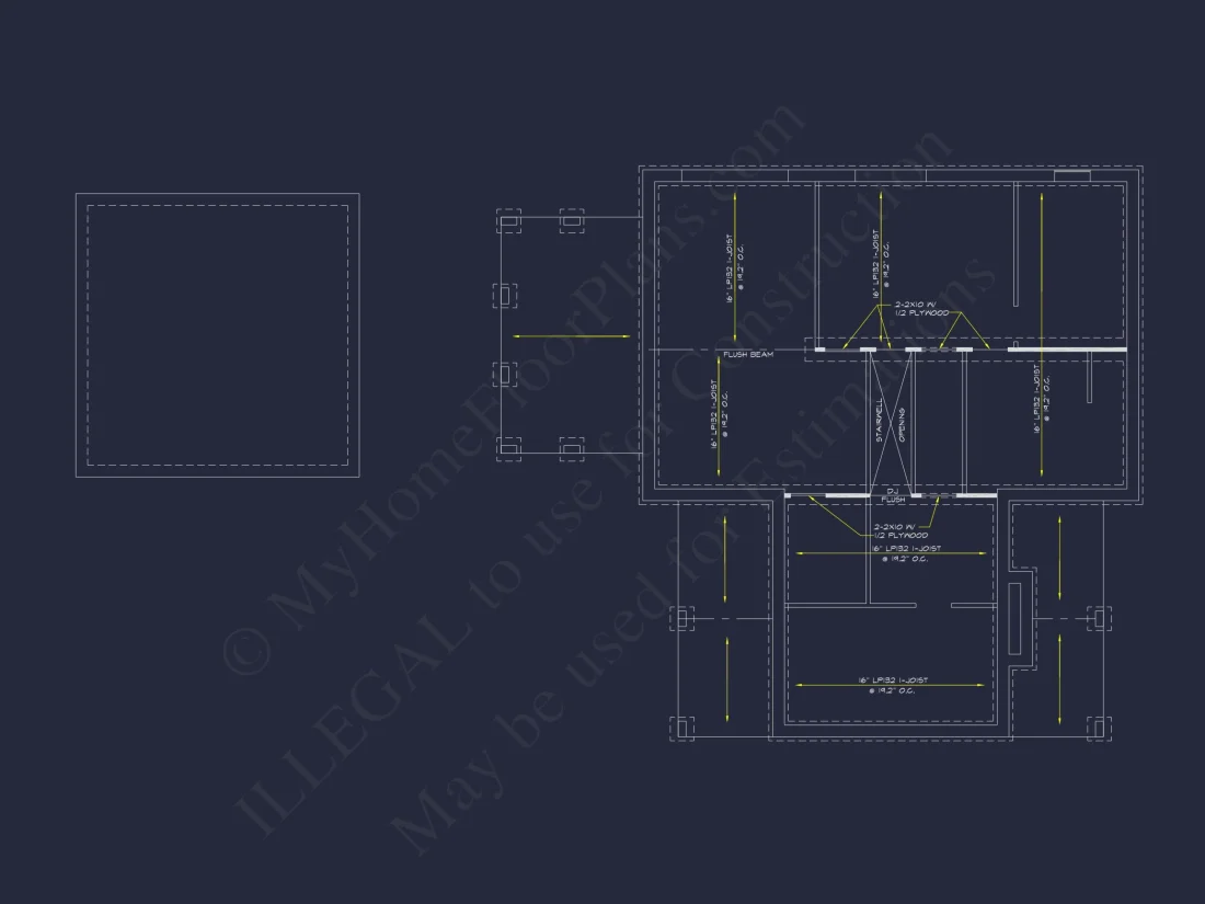 Spacious 2-Story Cabin house Plan with CAD Blueprint Designs