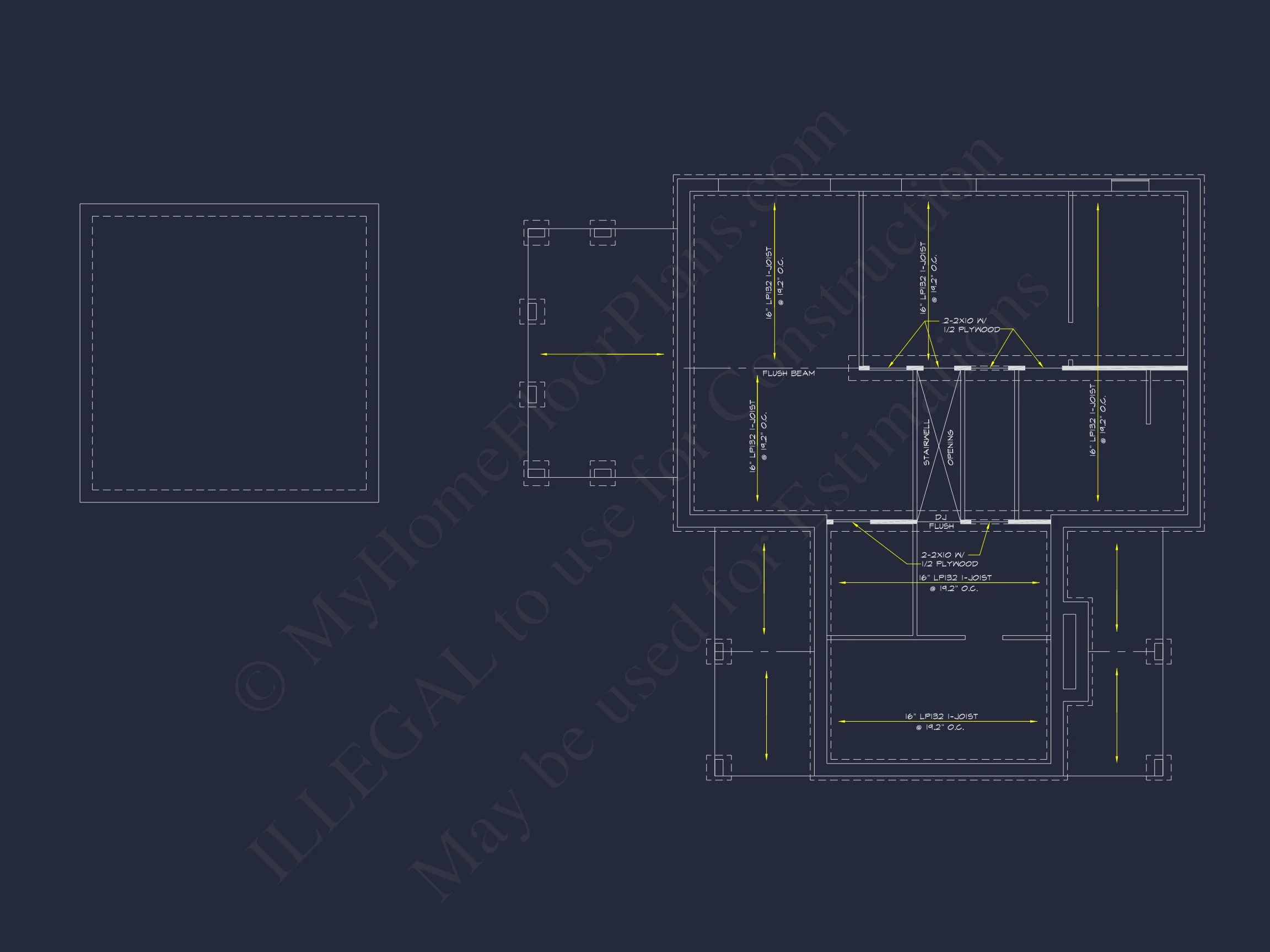 8-1516 CABIN PLAN- 2-story cabin home plan with 1,576 heated sq. ft., 3 beds 11 Spacious 2-Story Cabin house Plan with CAD Blueprint Designs
