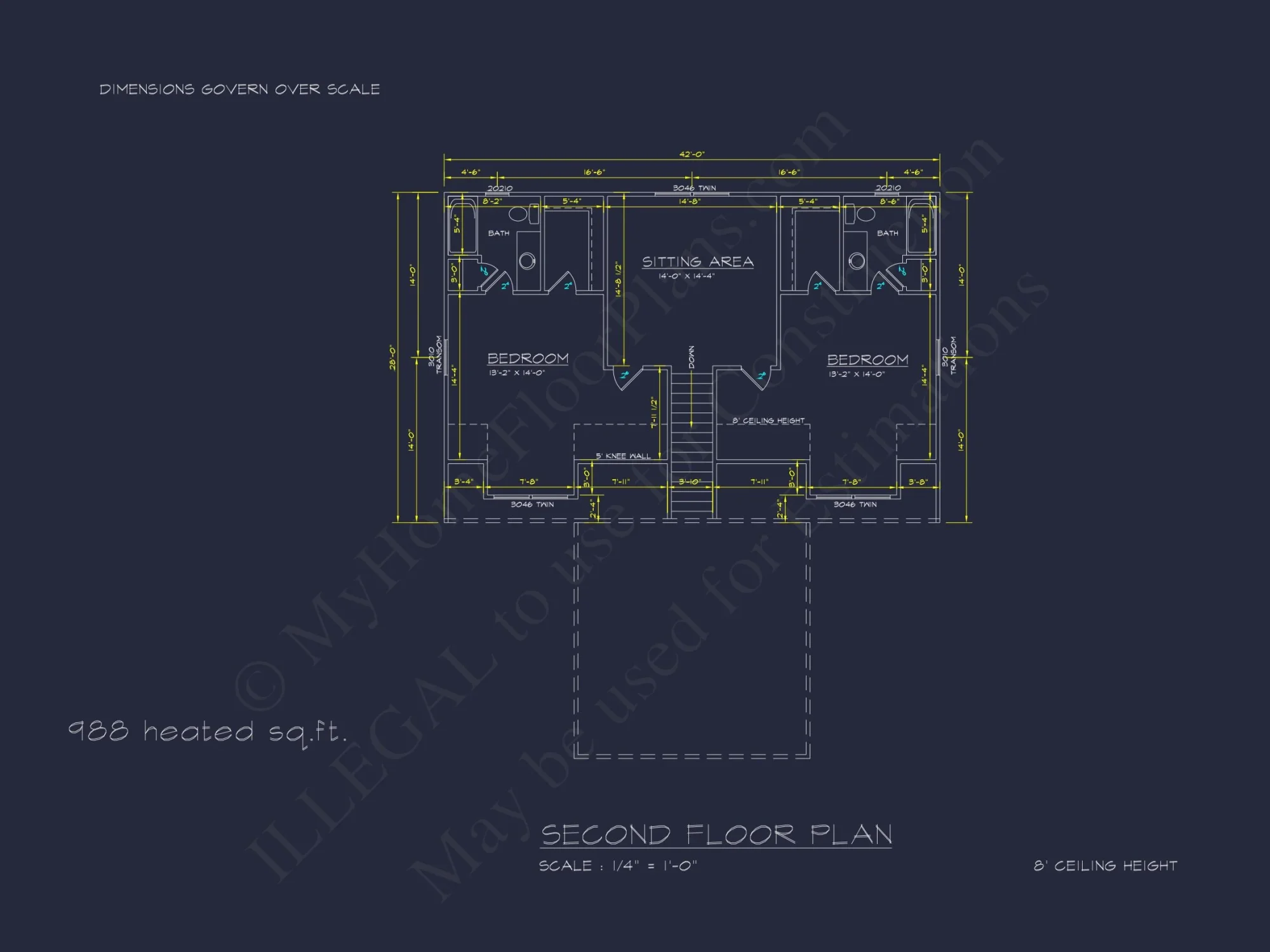 Spacious 2-Story Cabin house Plan with CAD Blueprint Designs