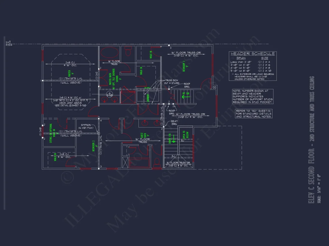 Modern 2-Story house Plan with CAD Designs & Bonus Room
