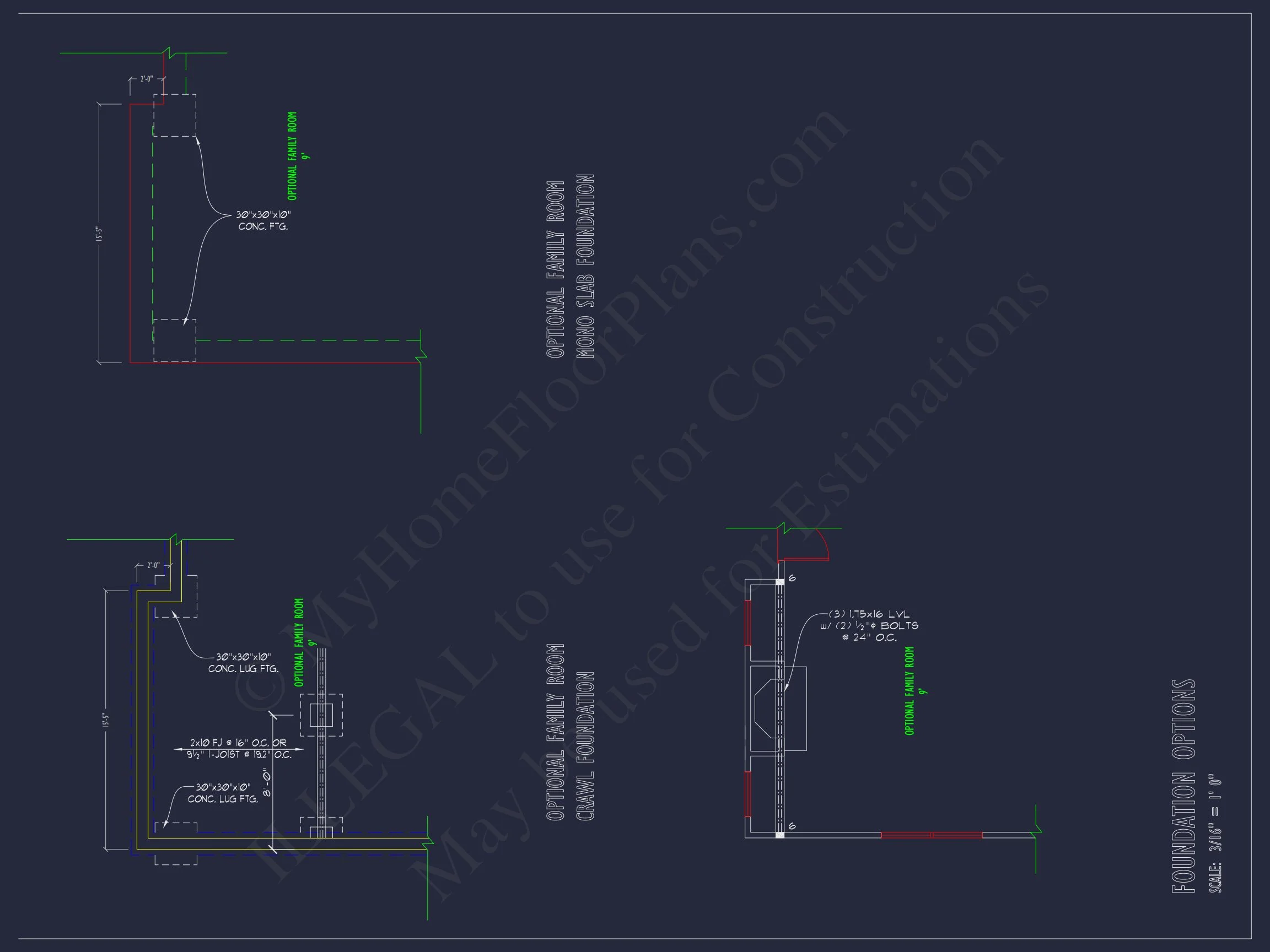 Modern 2-Story house Plan with CAD Designs & Bonus Room