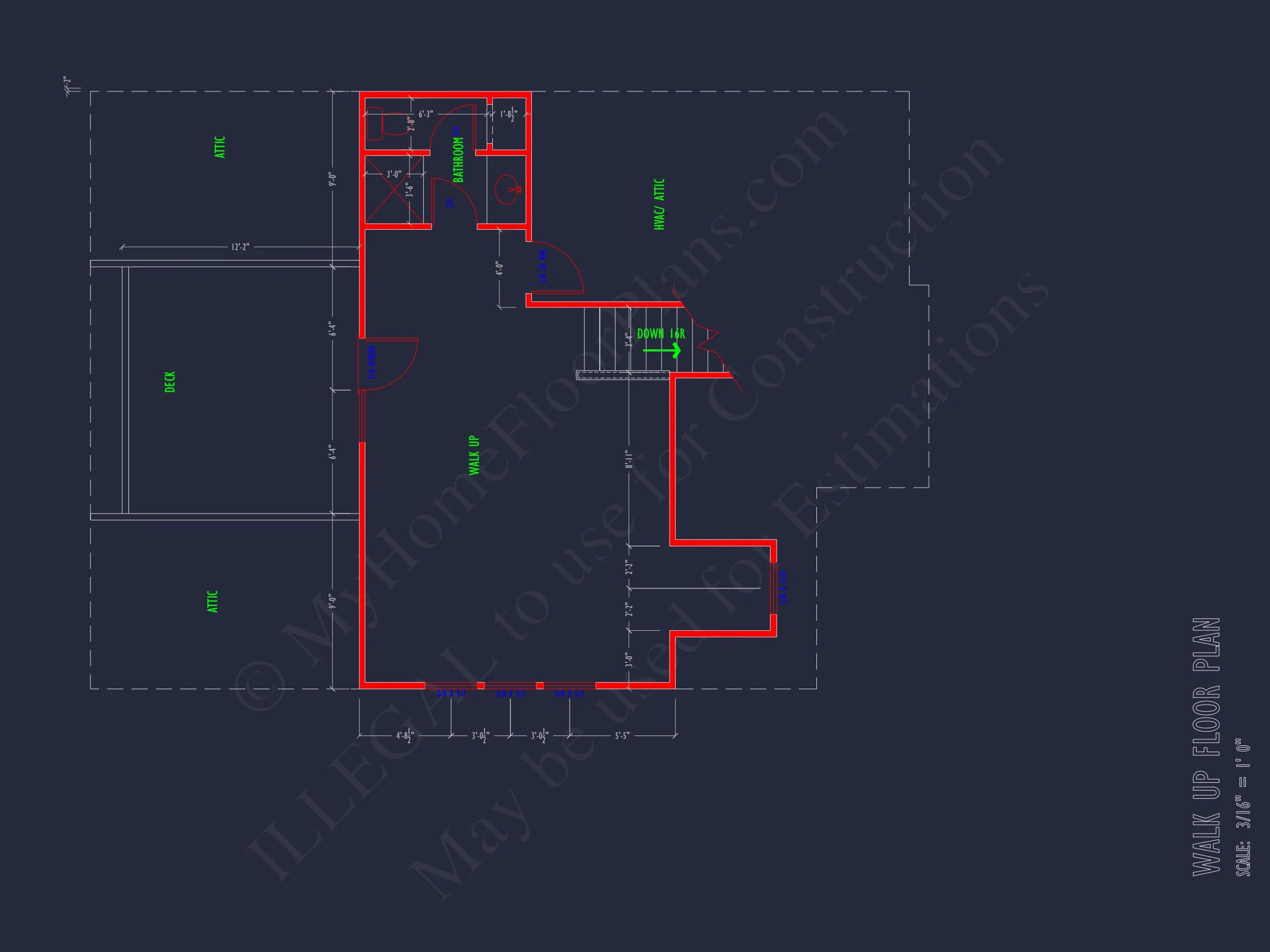 Modern 2-Story house Plan with CAD Designs & Bonus Room