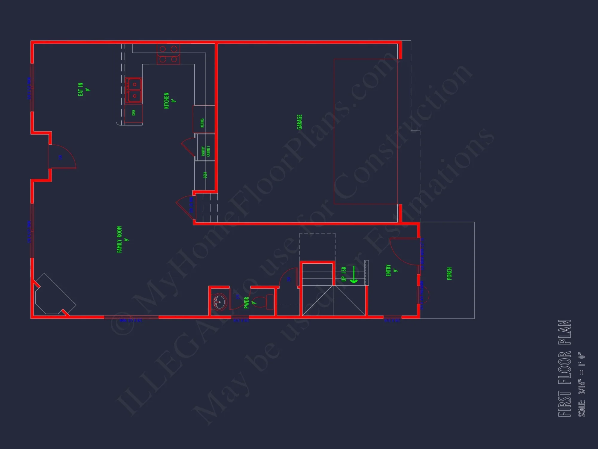 Modern 2-Story house Plan with CAD Designs & Bonus Room