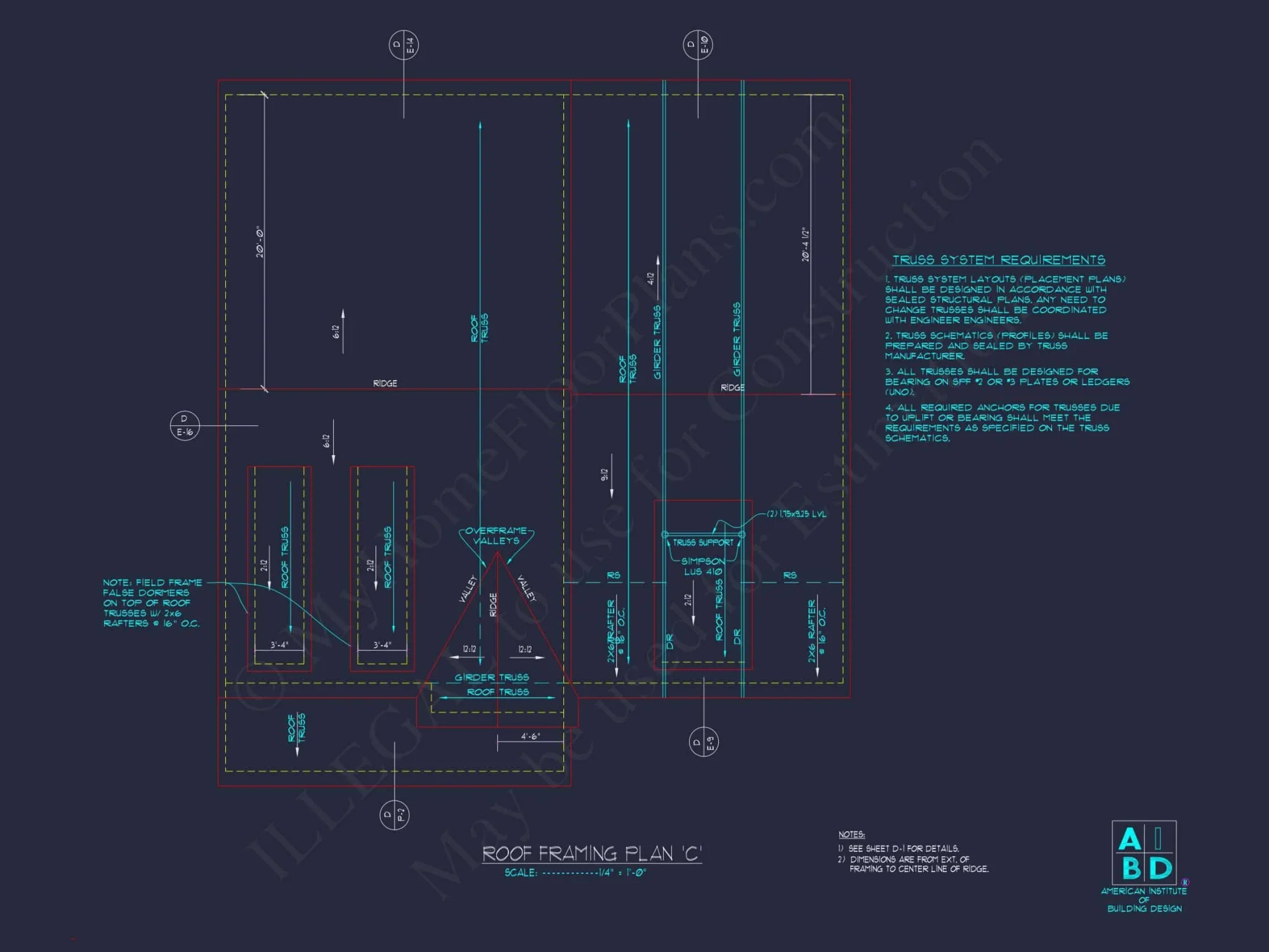 Craftsman house Plan with 5 Beds, 3.5 Baths & CAD Designs