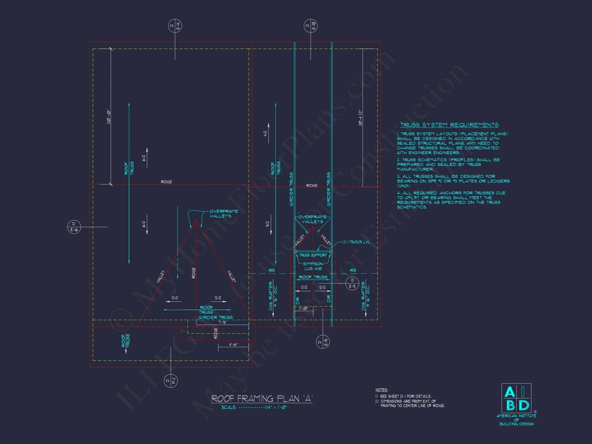 Craftsman house Plan with 5 Beds, 3.5 Baths & CAD Designs