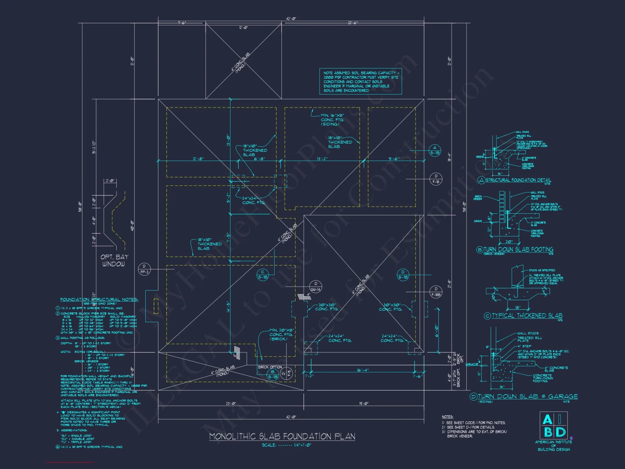 Craftsman house Plan with 5 Beds, 3.5 Baths & CAD Designs