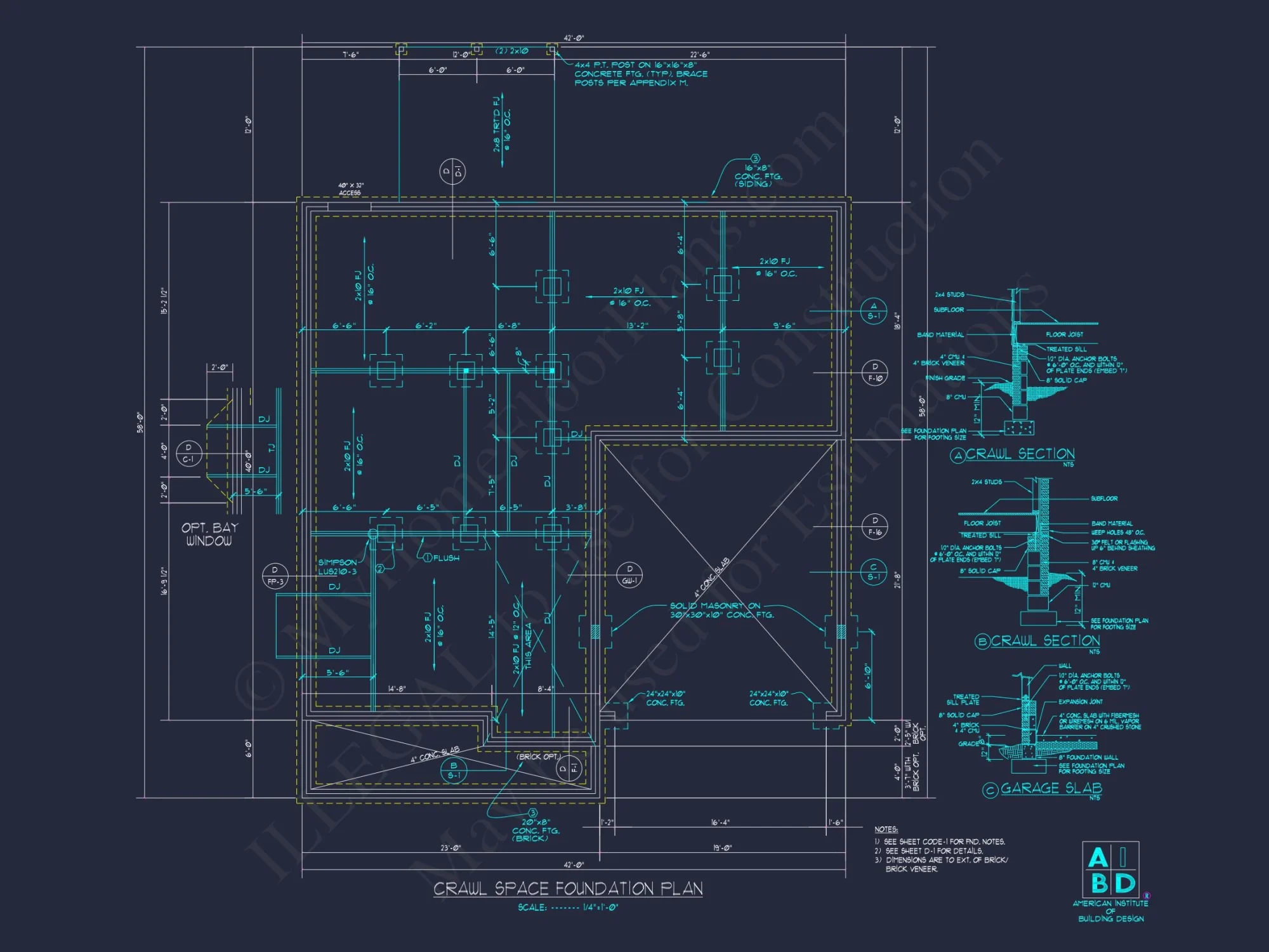 Craftsman house Plan with 5 Beds, 3.5 Baths & CAD Designs