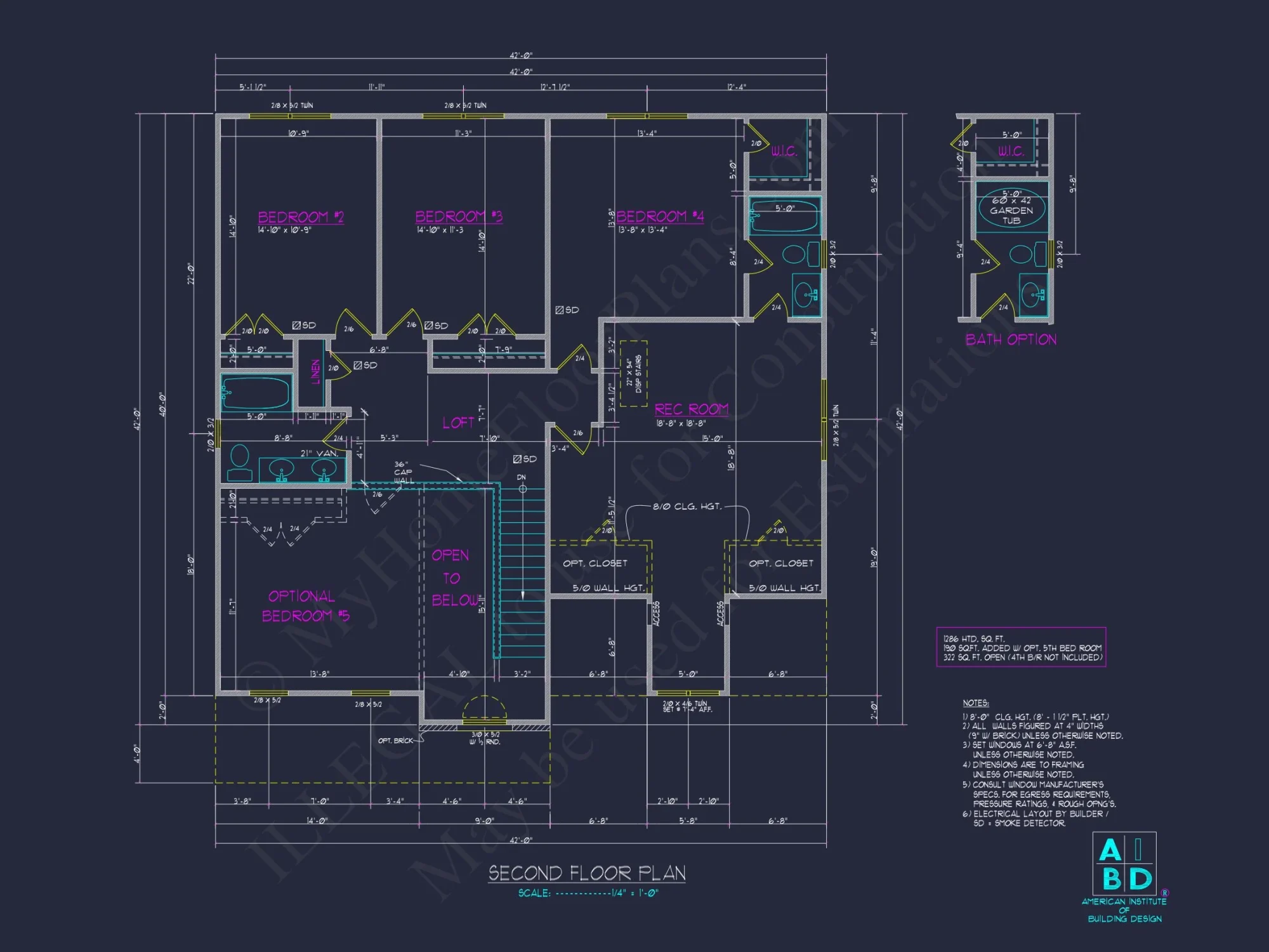 Craftsman house Plan with 5 Beds, 3.5 Baths & CAD Designs