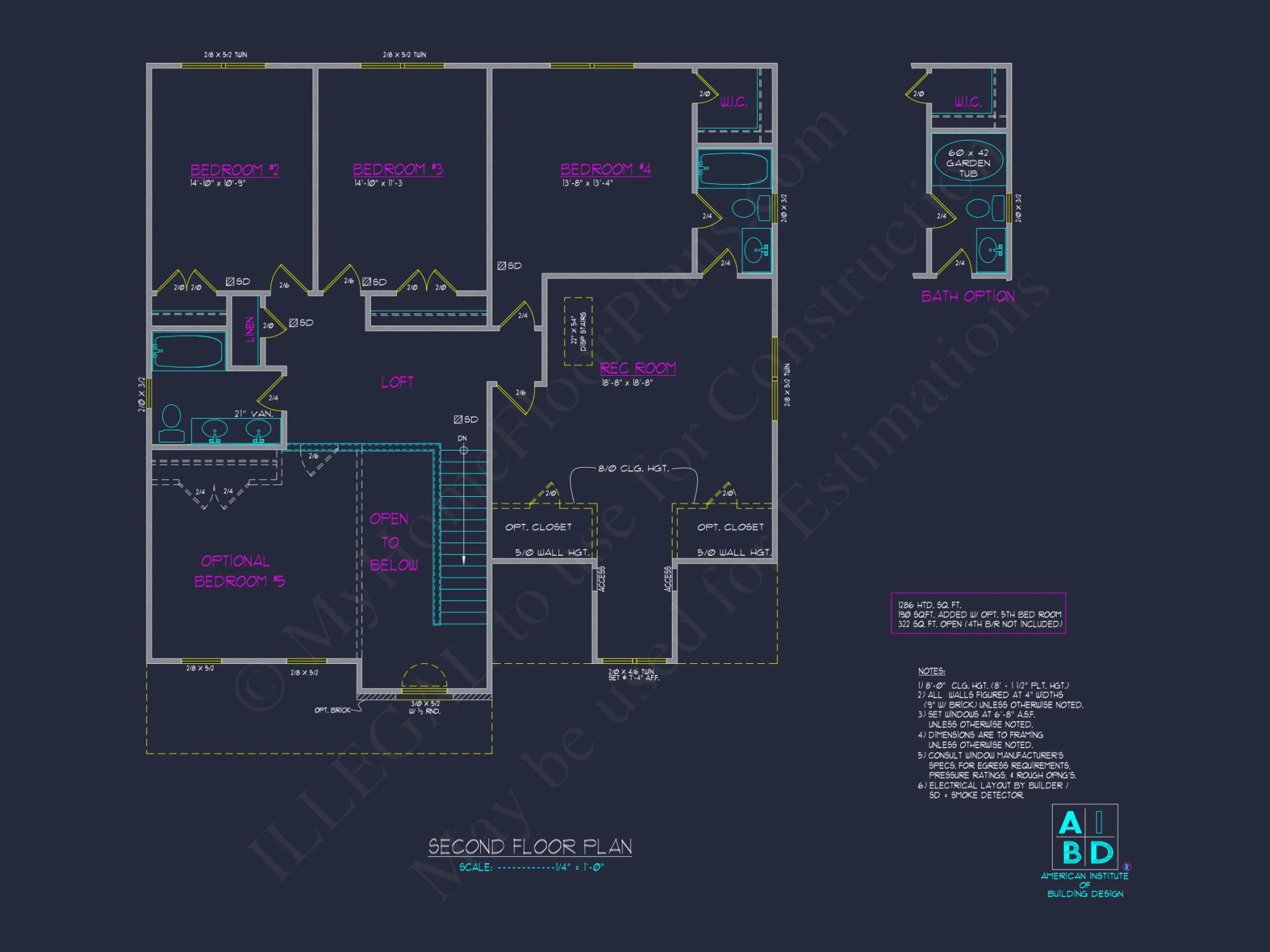 Craftsman house Plan with 5 Beds, 3.5 Baths & CAD Designs