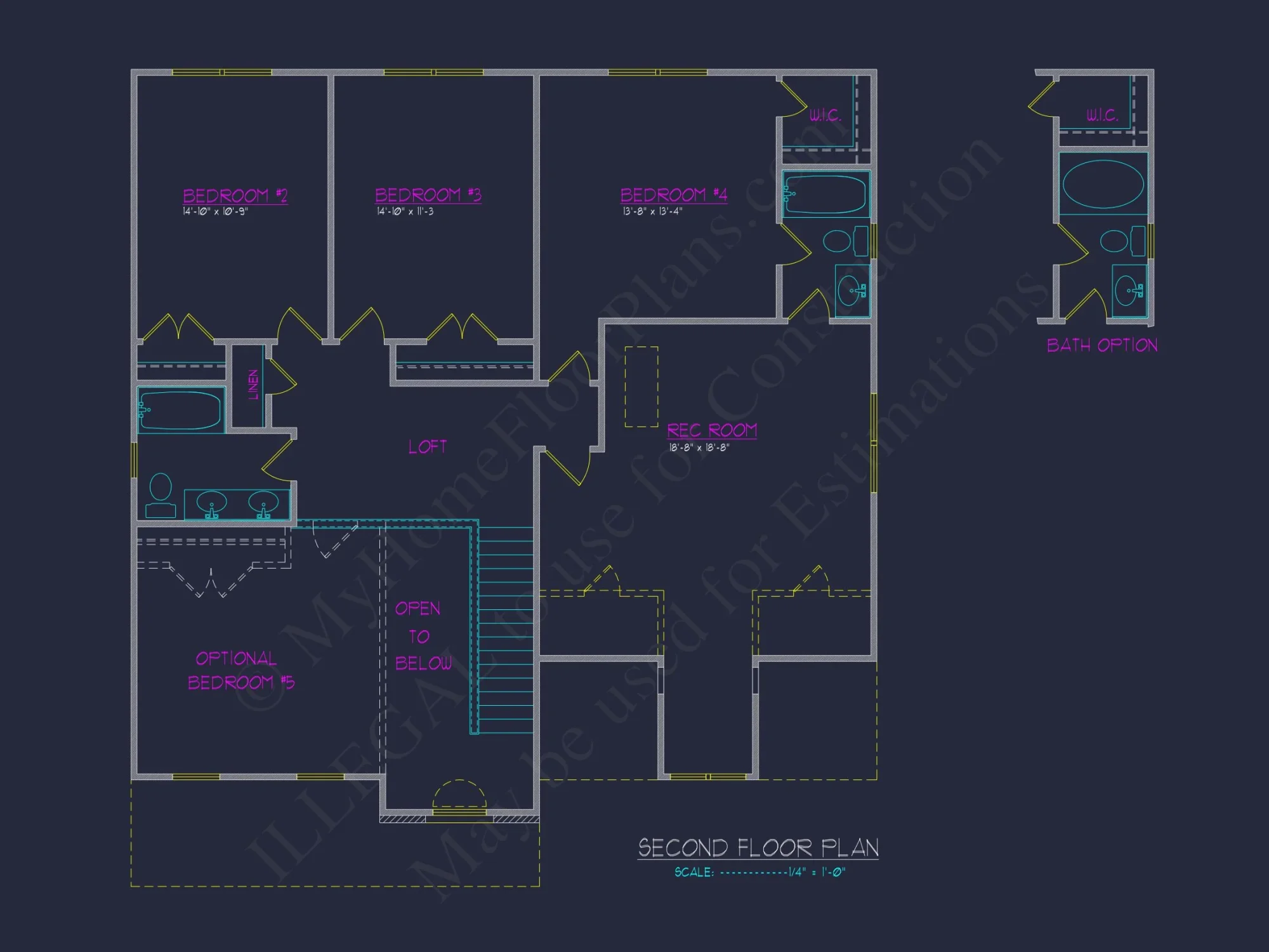 Craftsman house Plan with 5 Beds, 3.5 Baths & CAD Designs