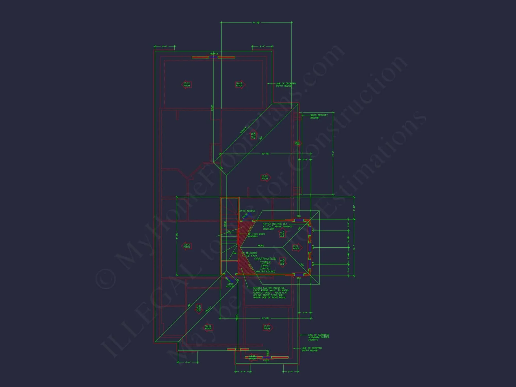 Elegant house Plan with Victorian Style