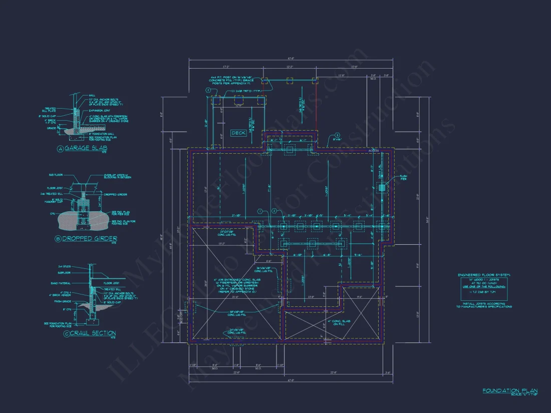 Spacious 4-Bedroom house Plan with Blueprint and CAD Designs