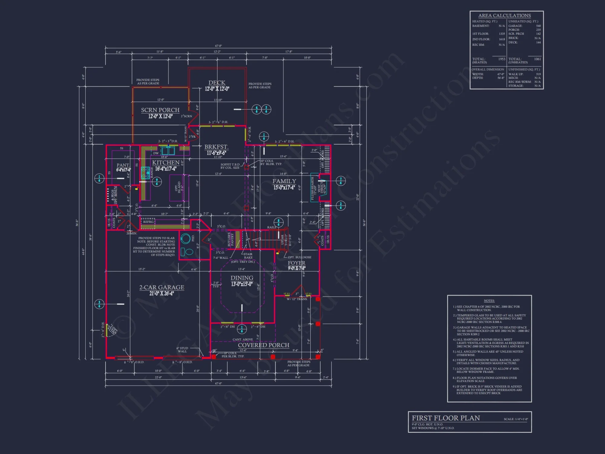 Spacious 4-Bedroom house Plan with Blueprint and CAD Designs