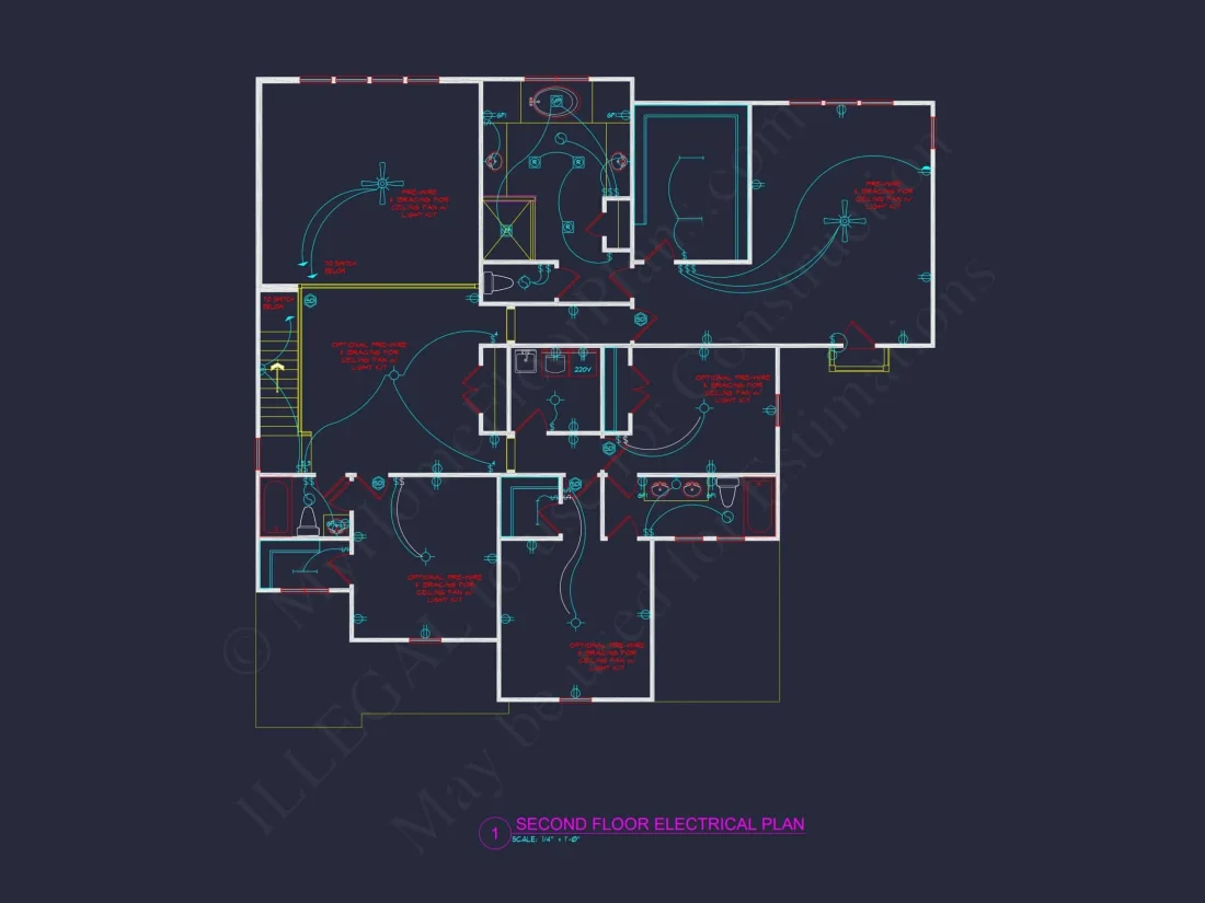 Spacious 2-Story house Plan with CAD Designs and Blueprints