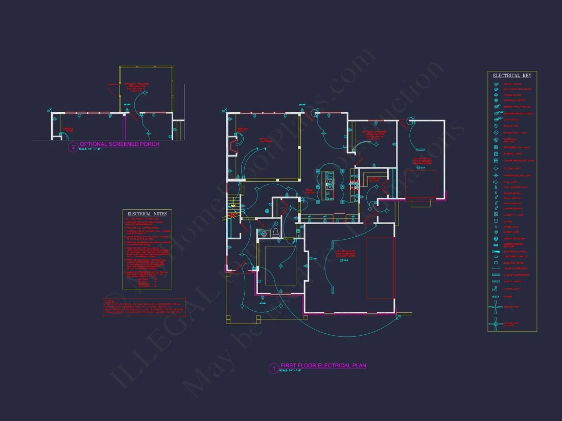 Spacious 2-Story house Plan with CAD Designs and Blueprints