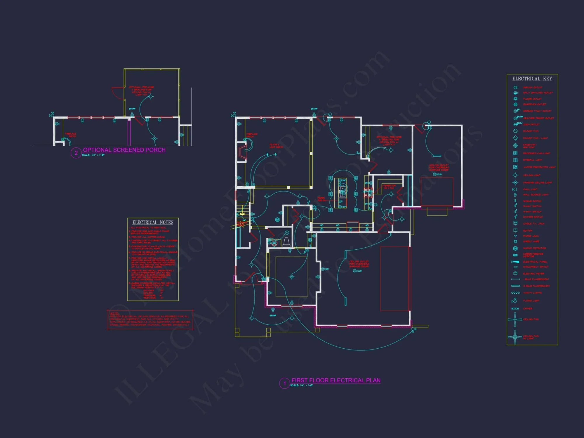 Spacious 2-Story house Plan with CAD Designs and Blueprints