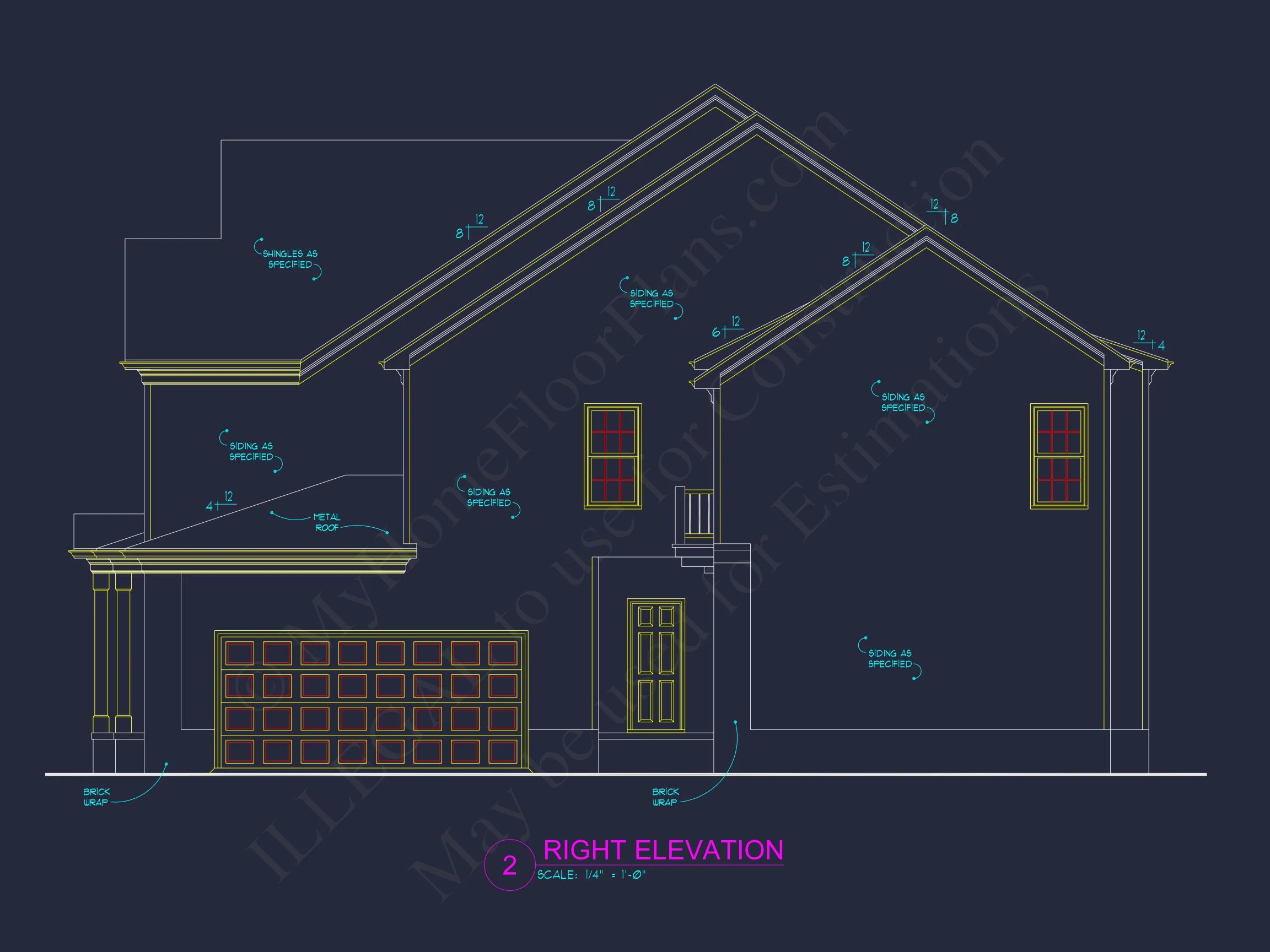 8-1396 HOUSE PLAN - Spacious 2-Story House Plan with CAD Designs and Blueprints 5 Spacious 2-Story house Plan with CAD Designs and Blueprints