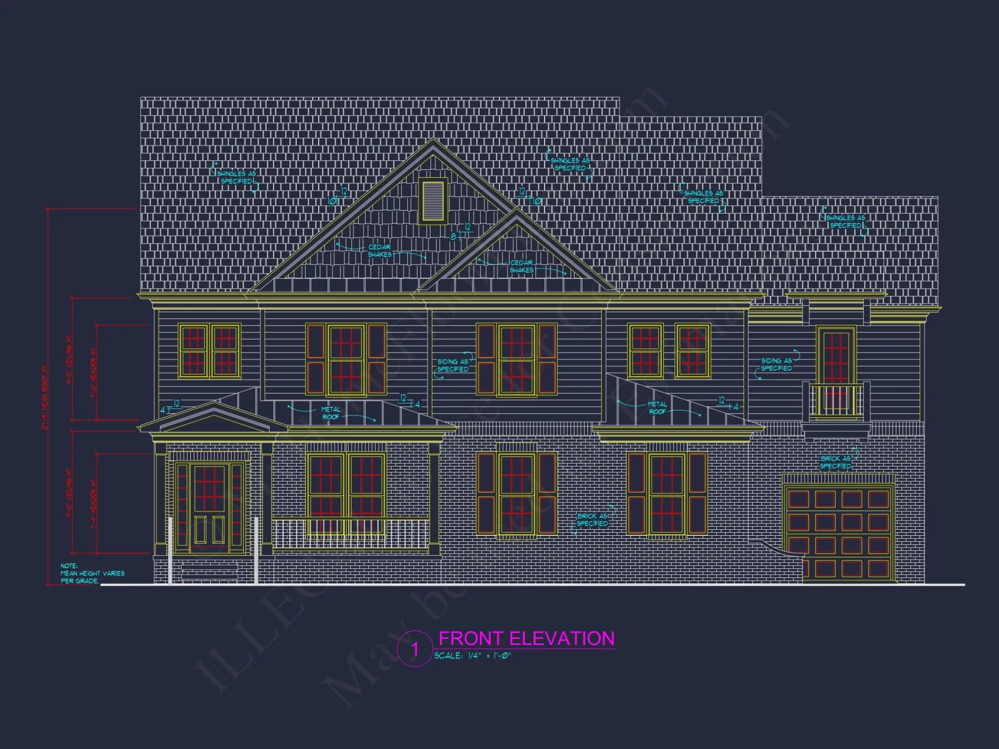 Spacious 2-Story house Plan with CAD Designs and Blueprints