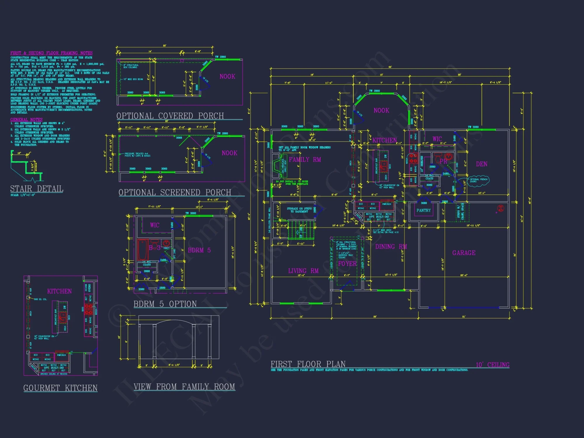 Elegant 2-Story house Plan with Spacious Garage and Bonus Room