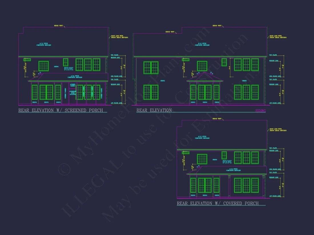 Elegant 2-Story house Plan with Spacious Garage and Bonus Room