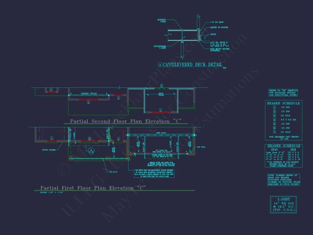 Charming 2-Story house Plan with 4 Bedrooms and CAD Designs
