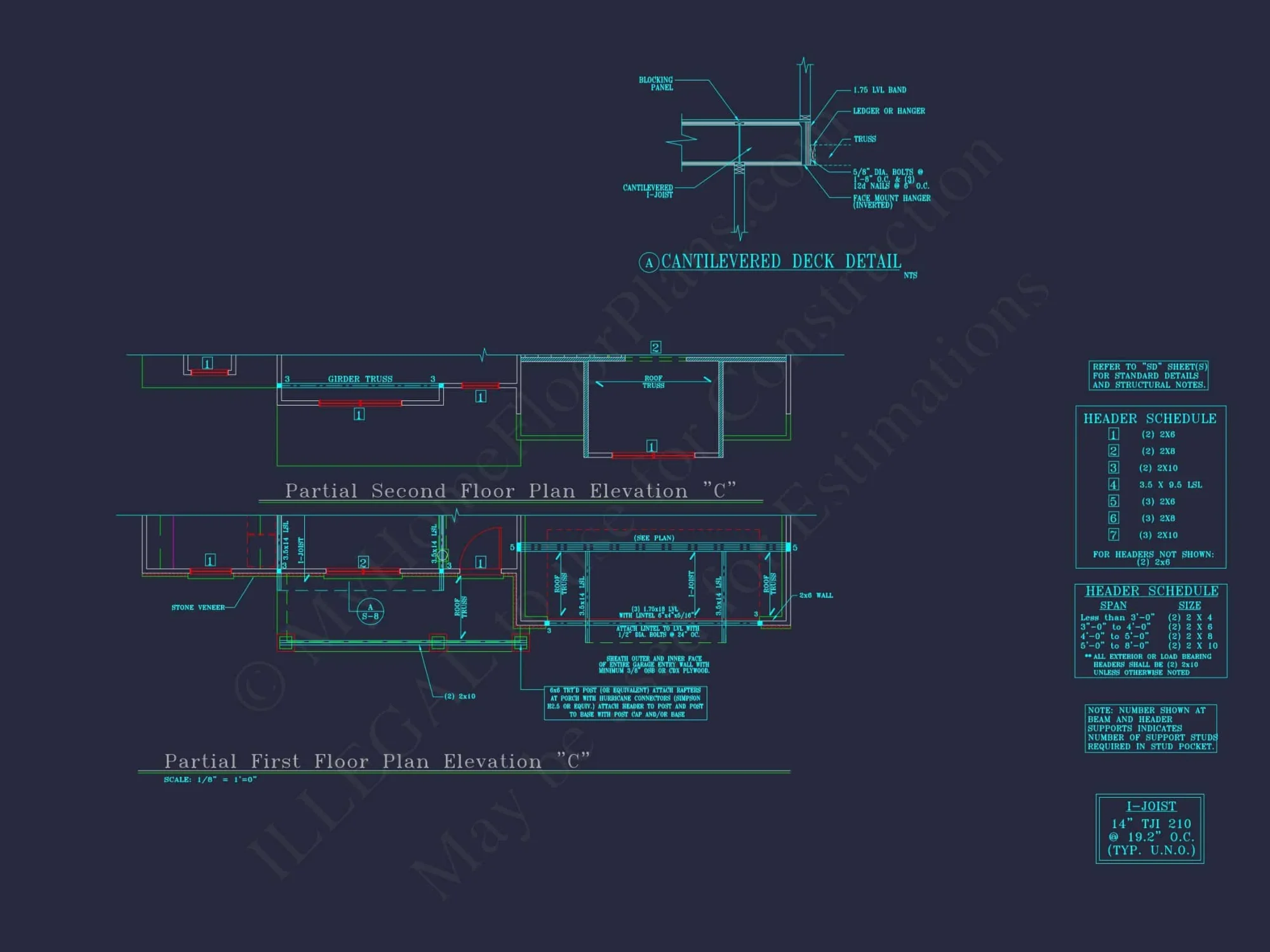 Charming 2-Story house Plan with 4 Bedrooms and CAD Designs