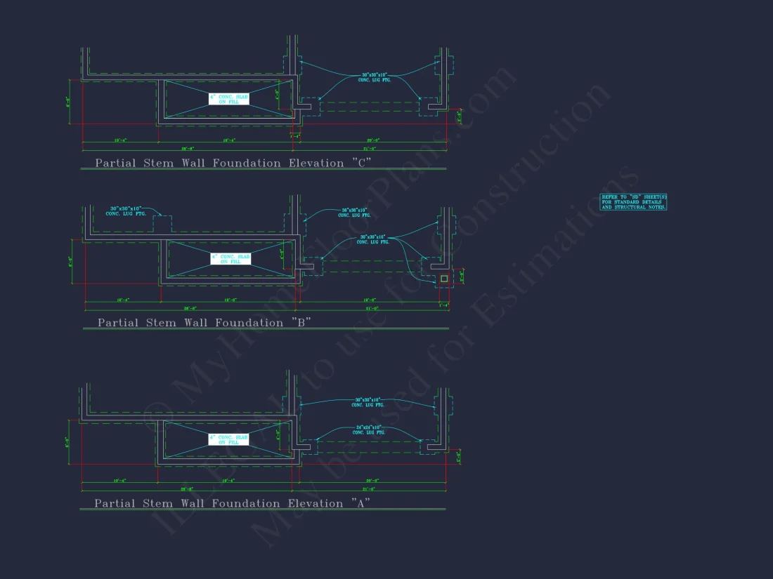 Charming 2-Story house Plan with 4 Bedrooms and CAD Designs