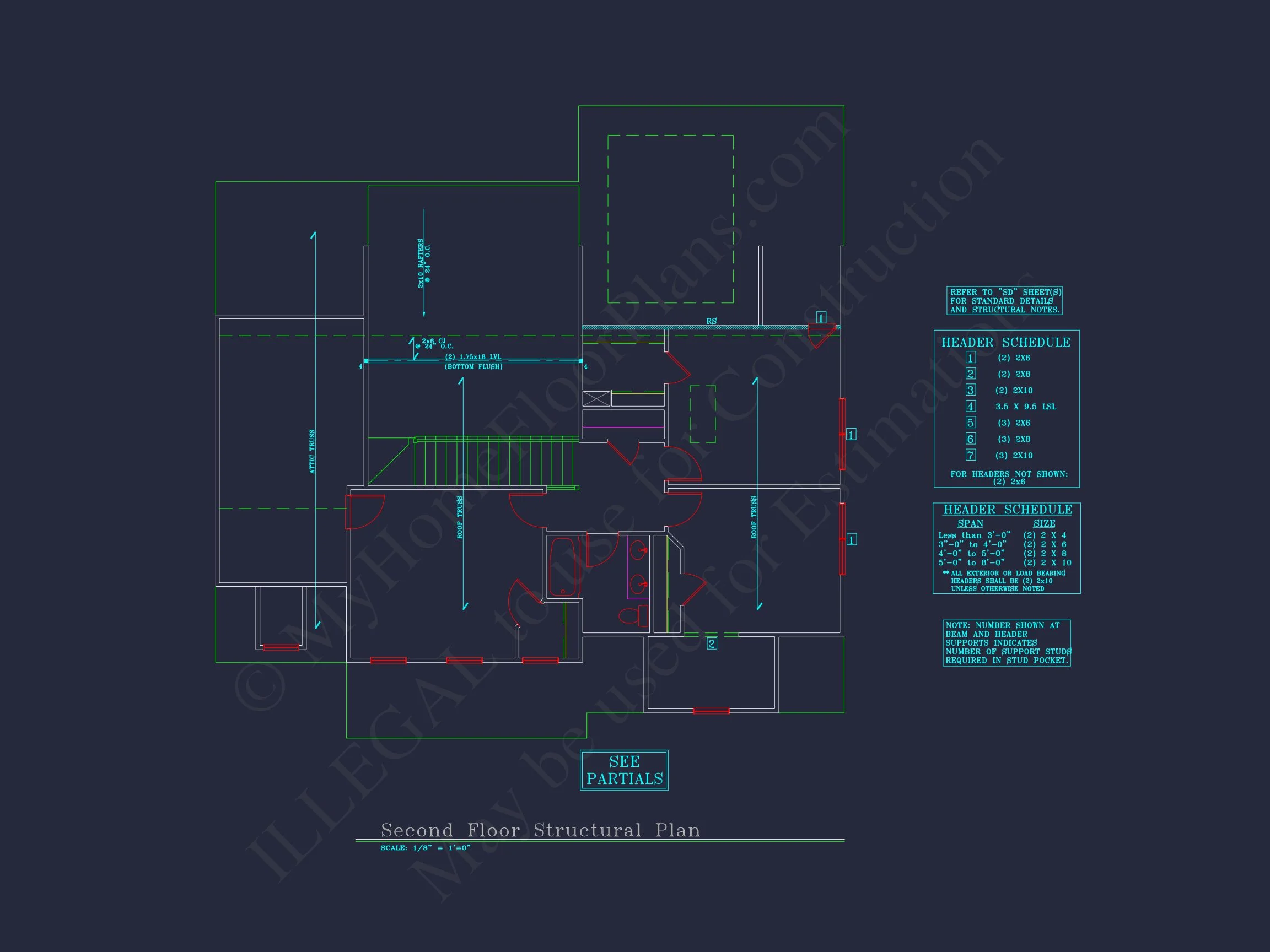 Charming 2-Story house Plan with 4 Bedrooms and CAD Designs