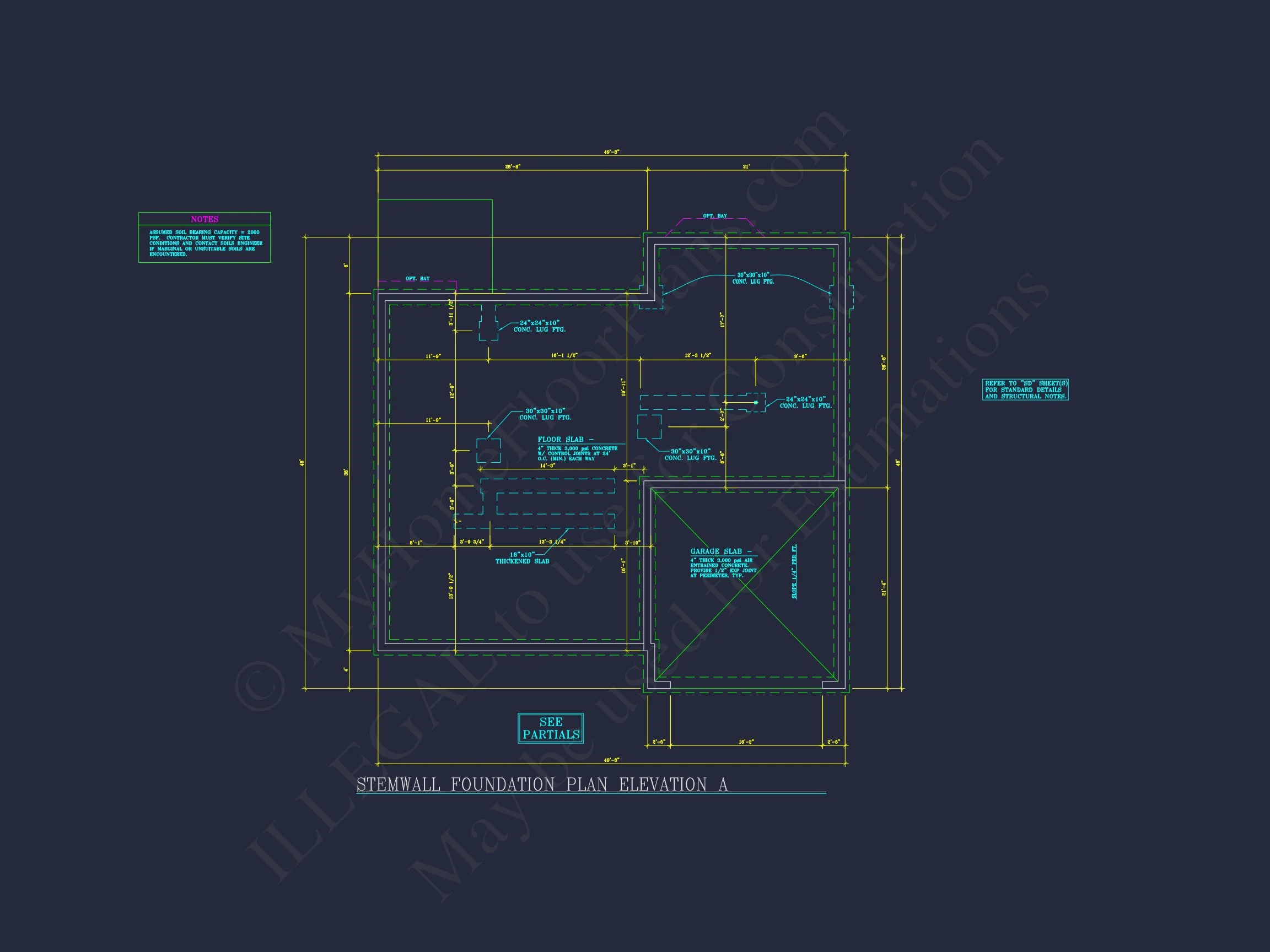 Charming 2-Story house Plan with 4 Bedrooms and CAD Designs