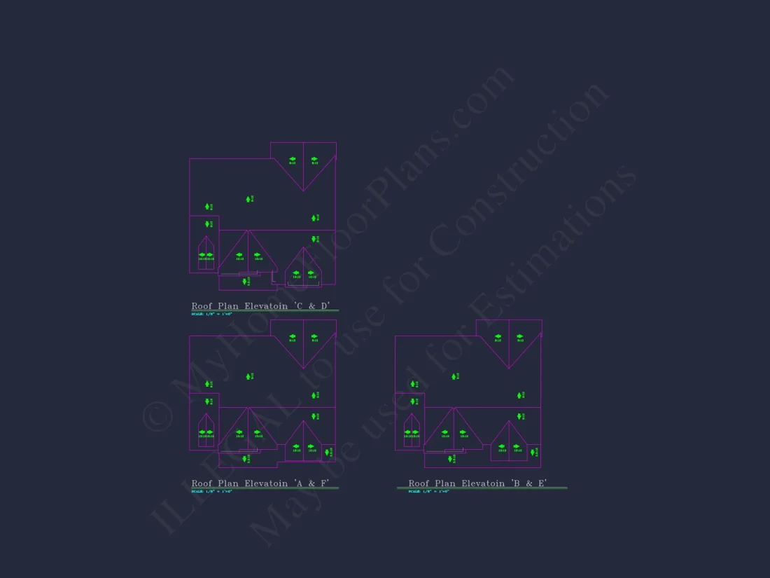 Charming 2-Story house Plan with 4 Bedrooms and CAD Designs