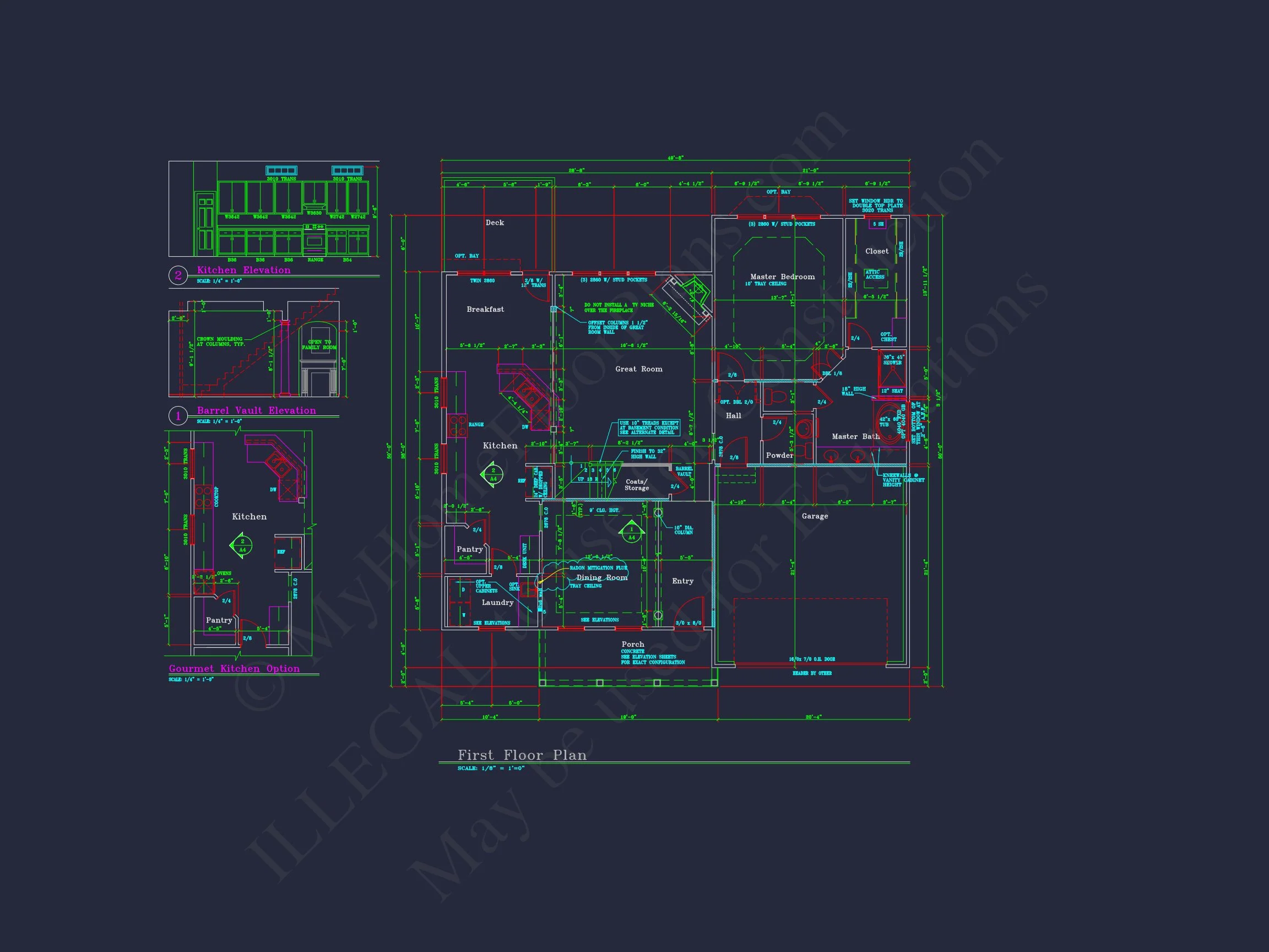 Charming 2-Story house Plan with 4 Bedrooms and CAD Designs