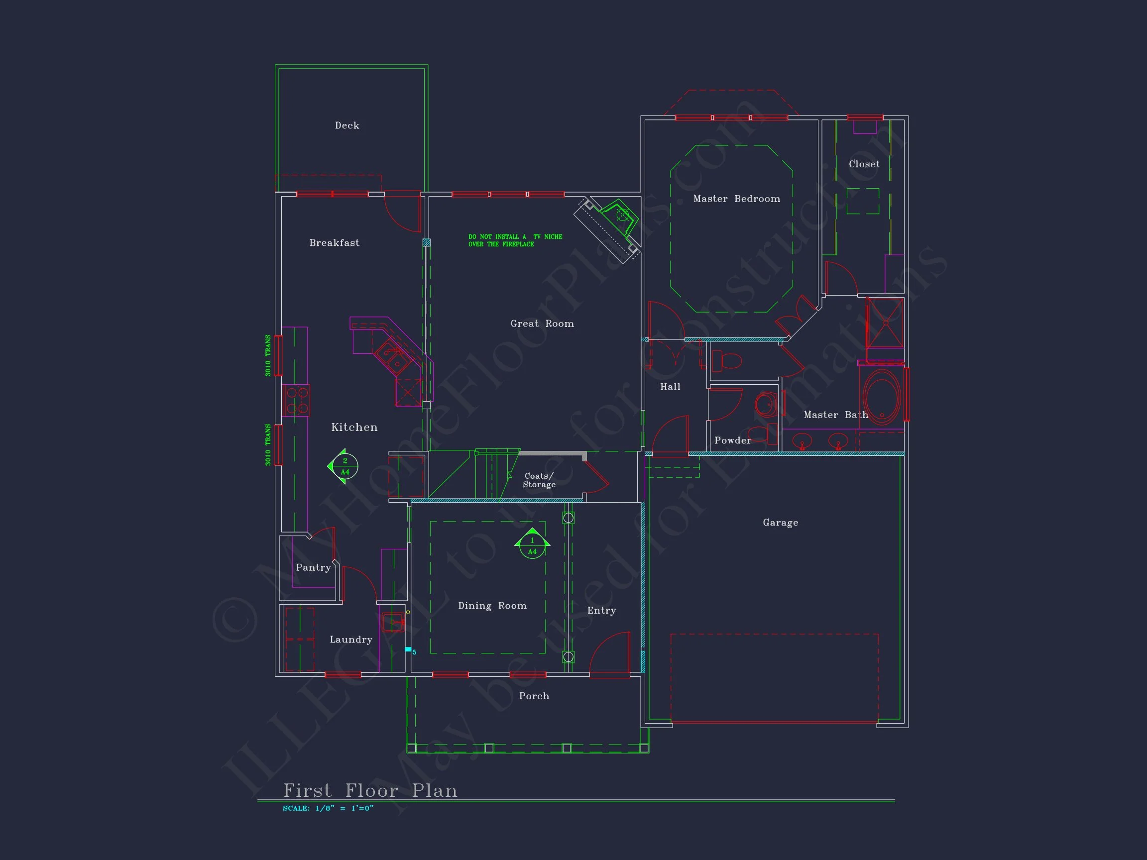 Charming 2-Story house Plan with 4 Bedrooms and CAD Designs